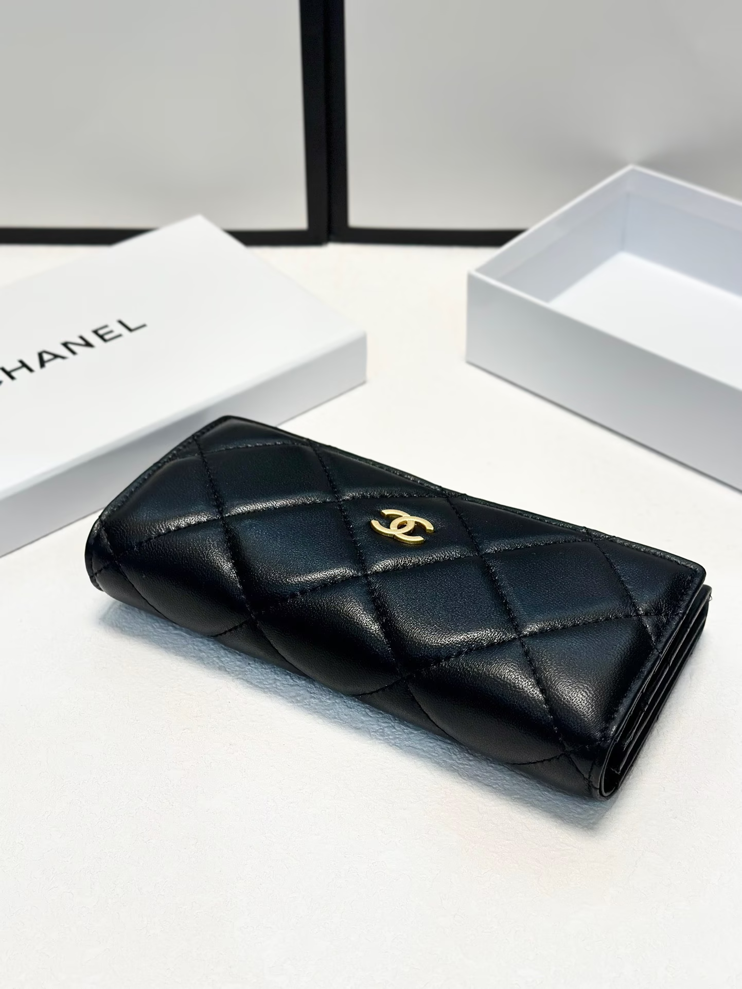 Cc new arrival leather wallet size: 19*10 cm