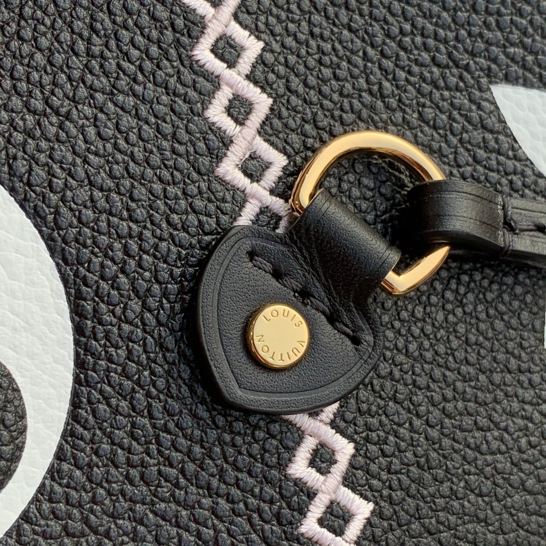 Louis Neverfull MM Monogram Empriente Cream/Black size:31*28*14 cm