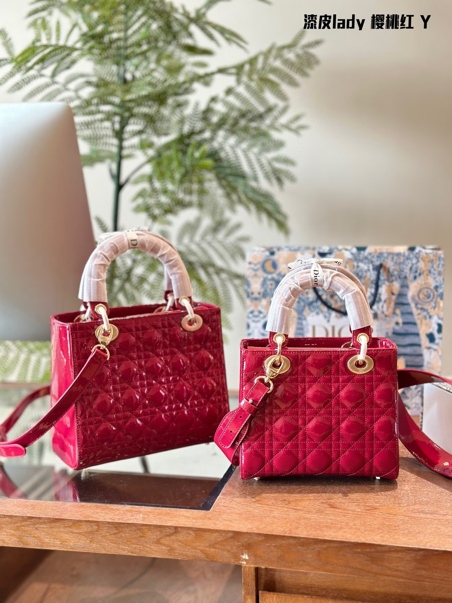 D new arrival red lady bag