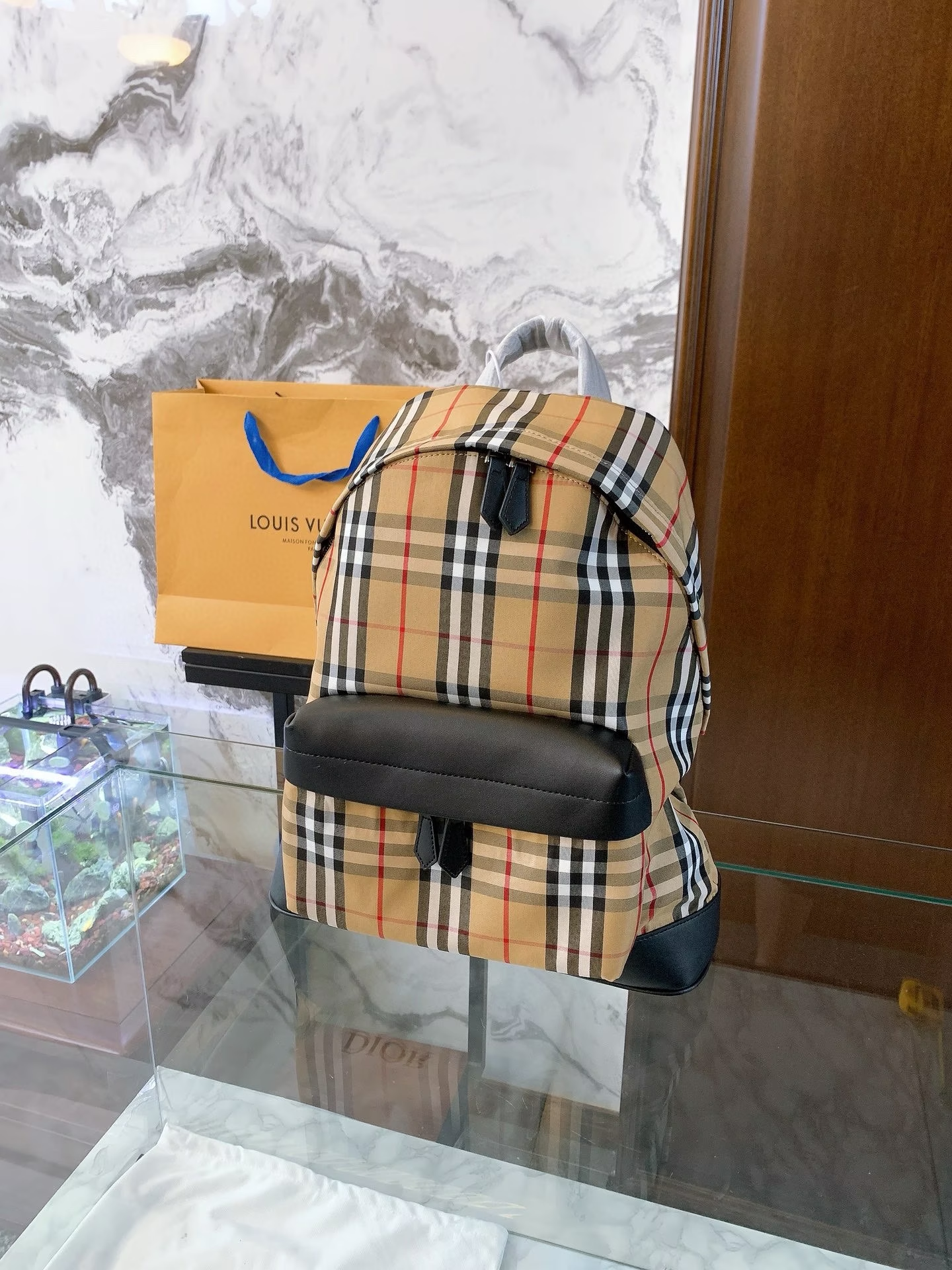 Bb new arrival vintage men and women backpack size: 41*34*13 cm