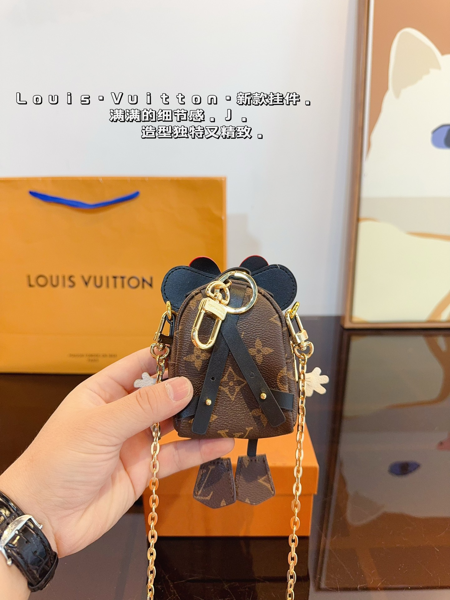 Louis new arrival wallet coin wallet size: 8*3*10 cm