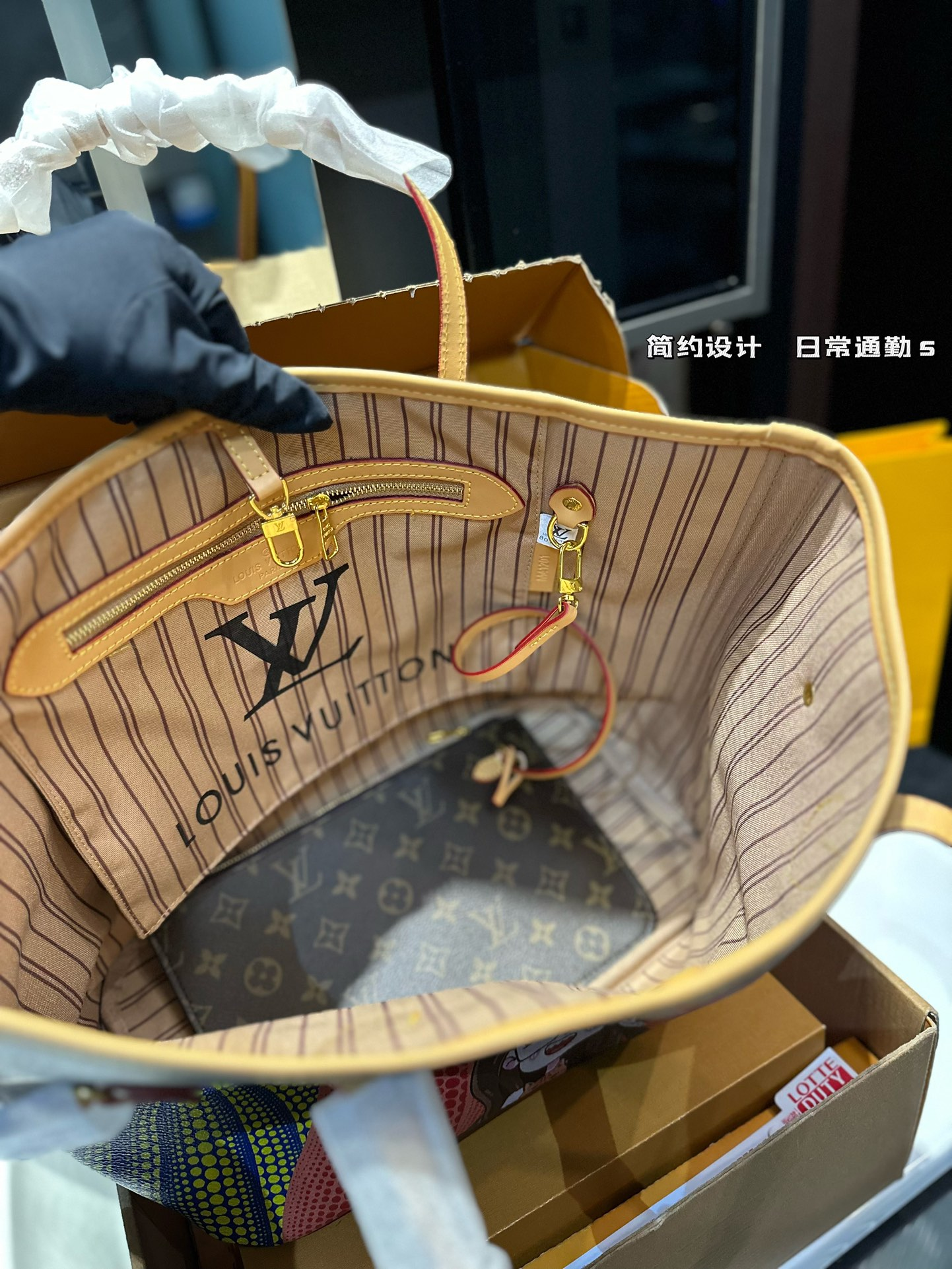 louis new arrival tote neverfull bag size: 33*29 cm