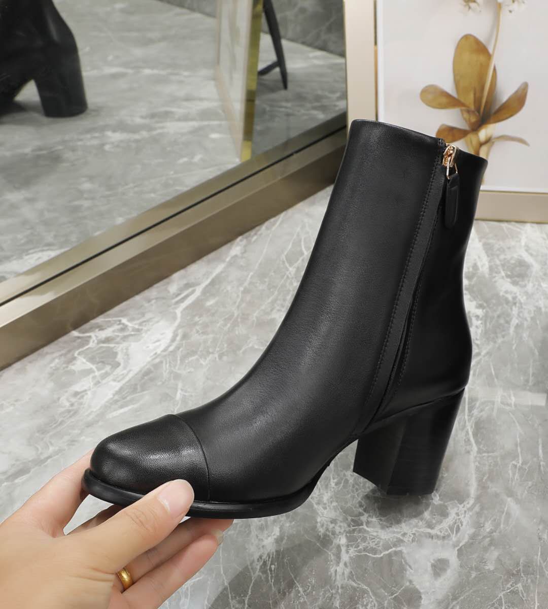 Cc new arrival women boots heels 6.5cm