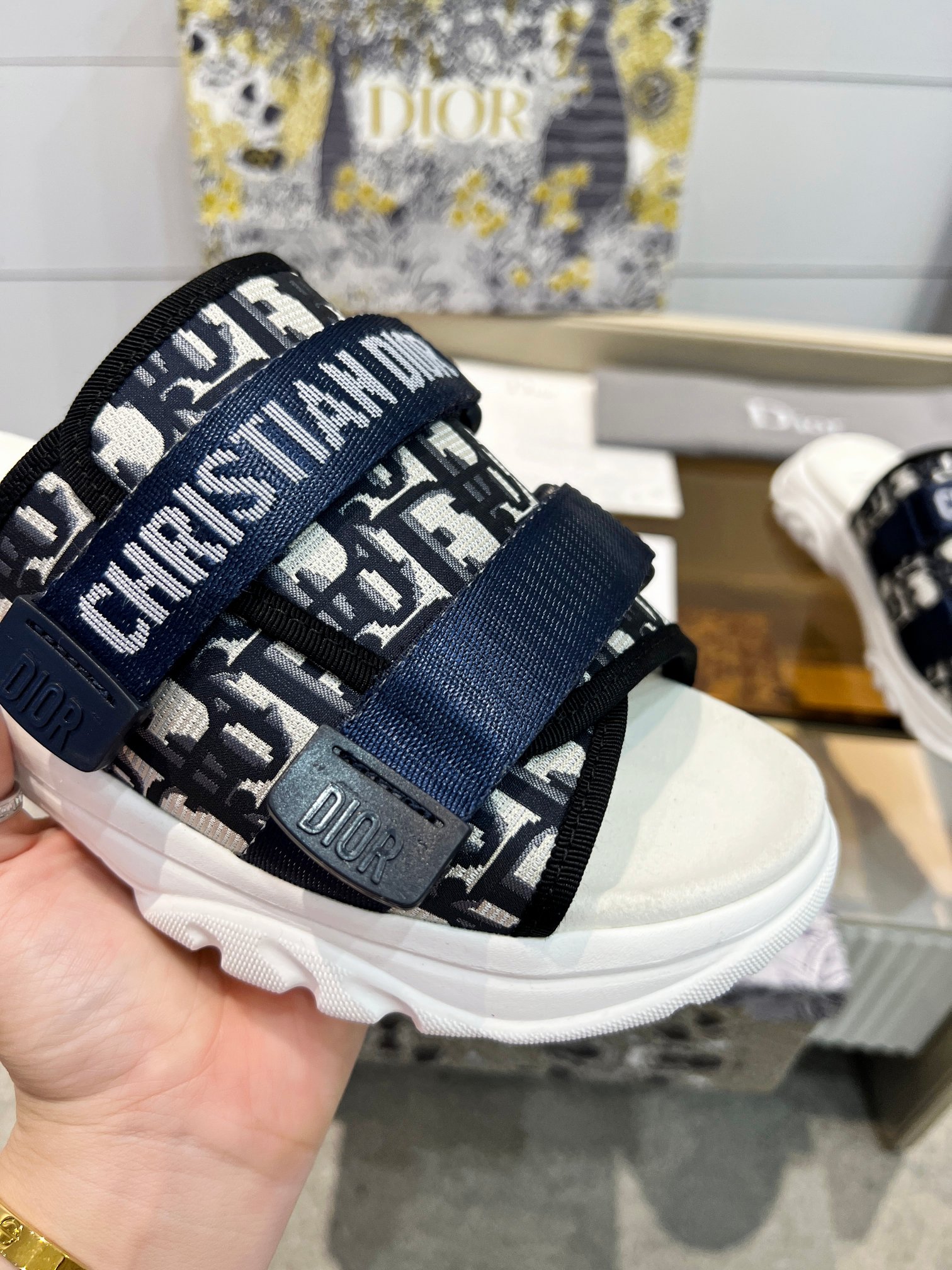 D new arrival men and women slippers heels 5 cm