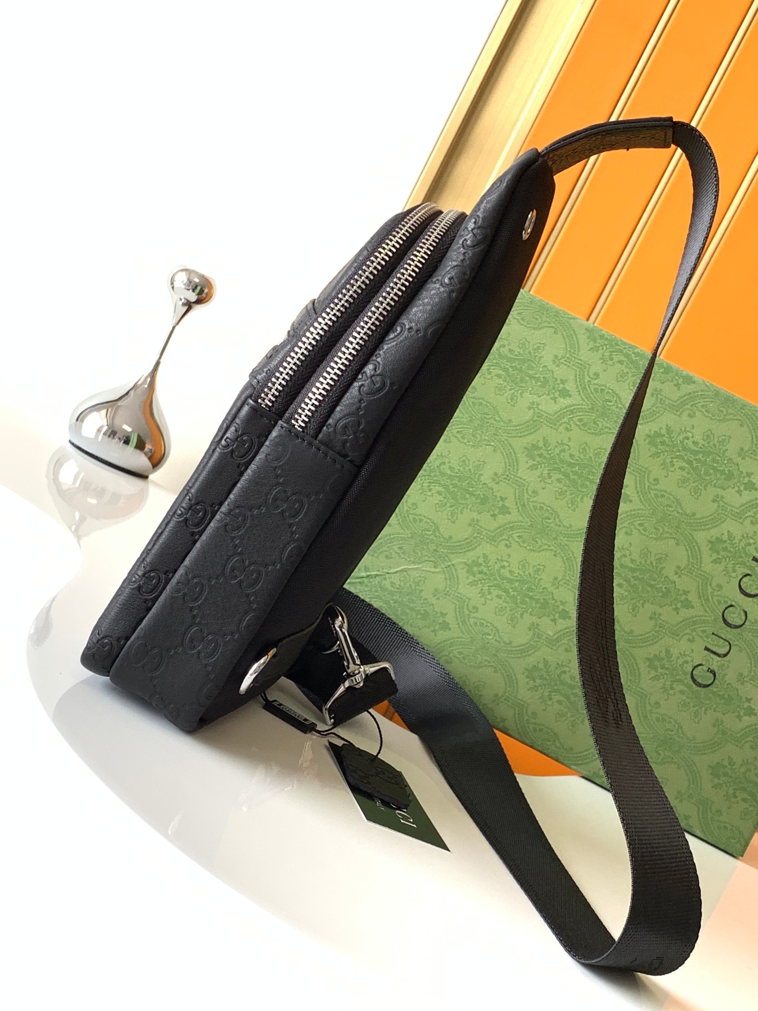 GG new arrival man bag size : 16.5x30x6 cm