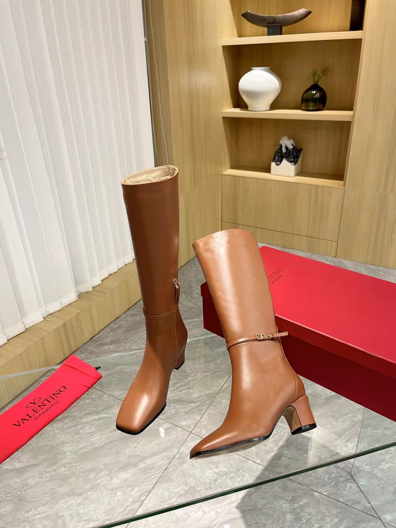 Val new arrival women boots heels 6 cm