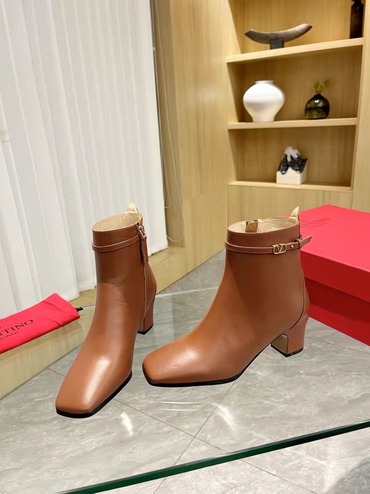 val new arrival women short boots 002 heels 6 cm