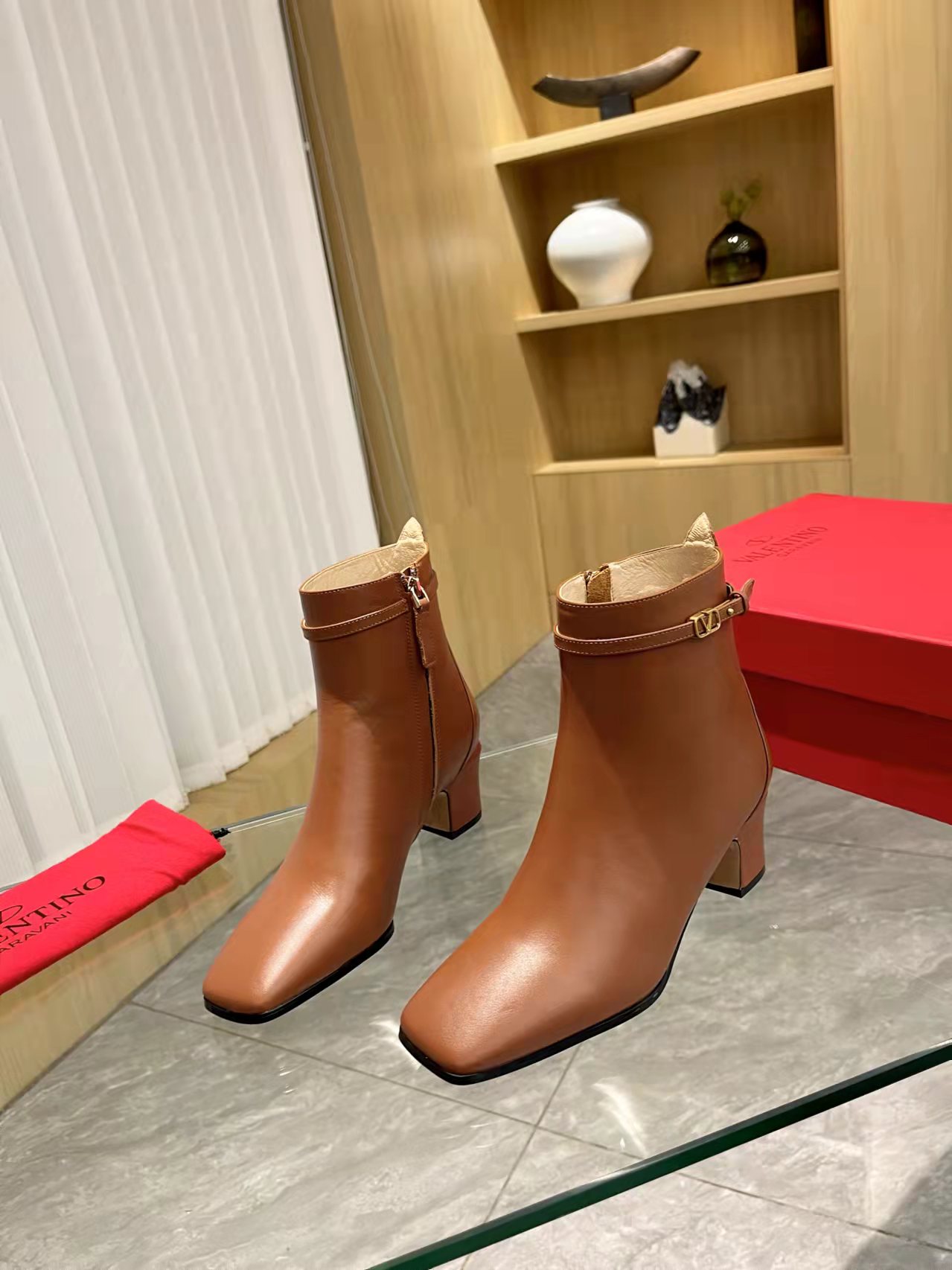 val new arrival women short boots 002 heels 6 cm