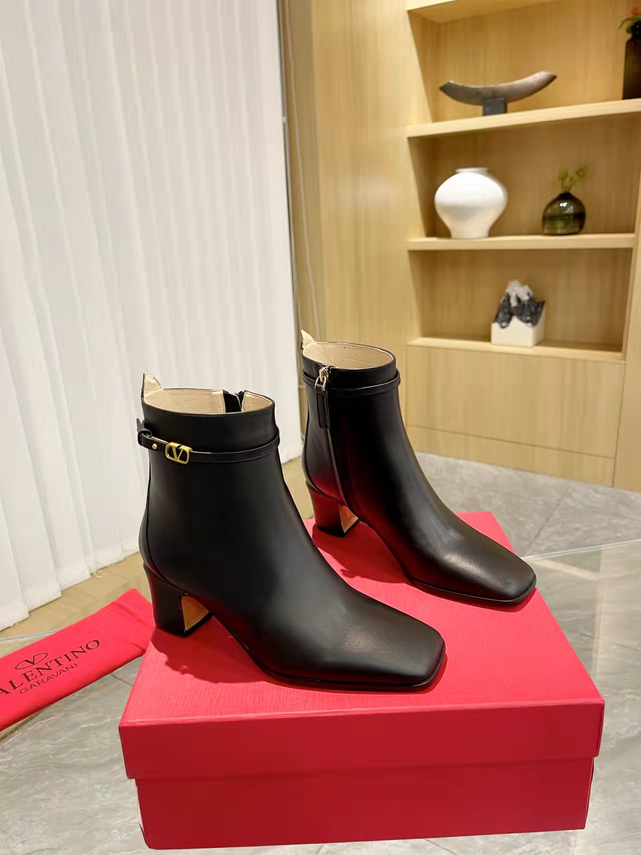 val new arrival women short boots 002 heels 6 cm