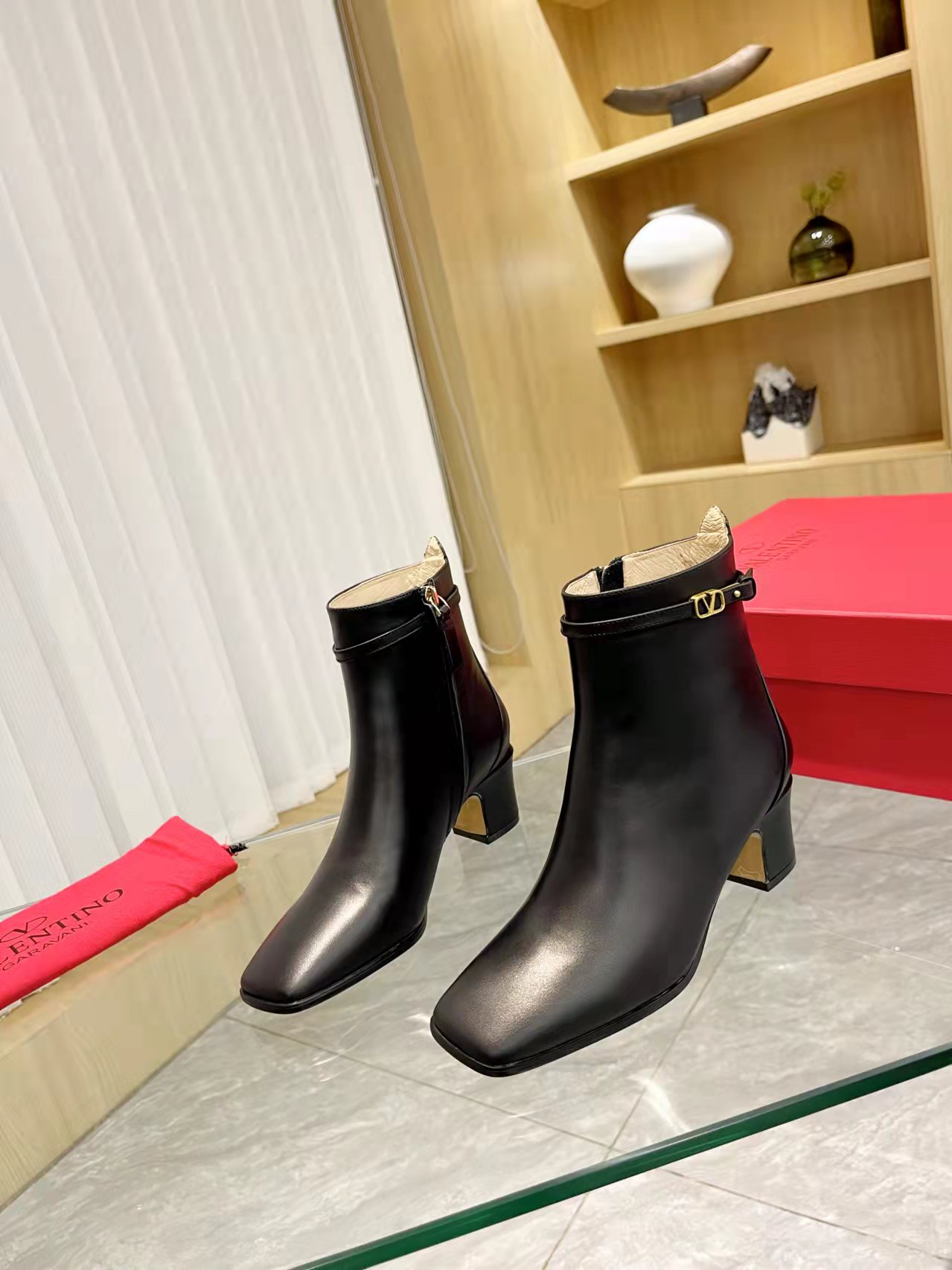 val new arrival women short boots 002 heels 6 cm