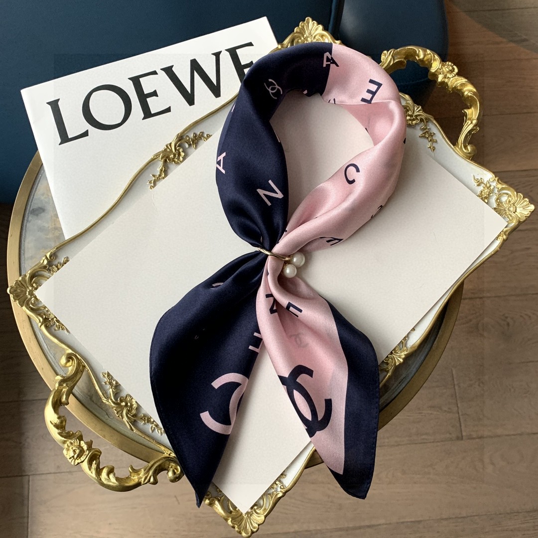 cc new arrival silk scarf size: 53x53cm