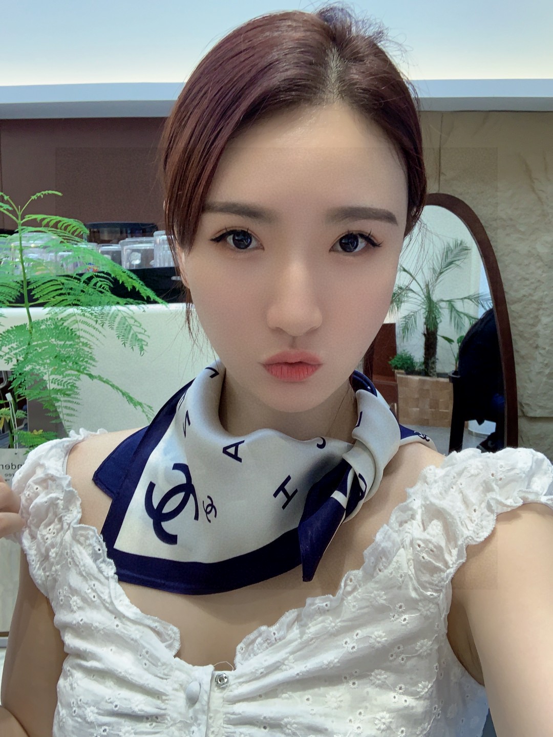 cc new arrival silk scarf size: 53x53cm