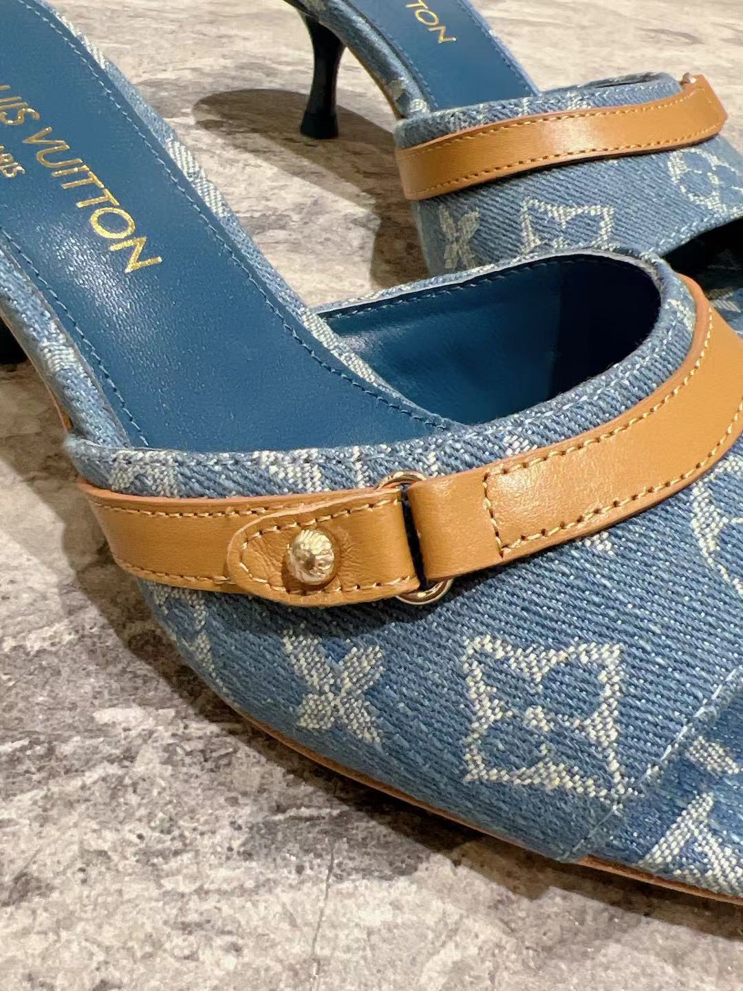 Louis ss24 new arrival denim shoes