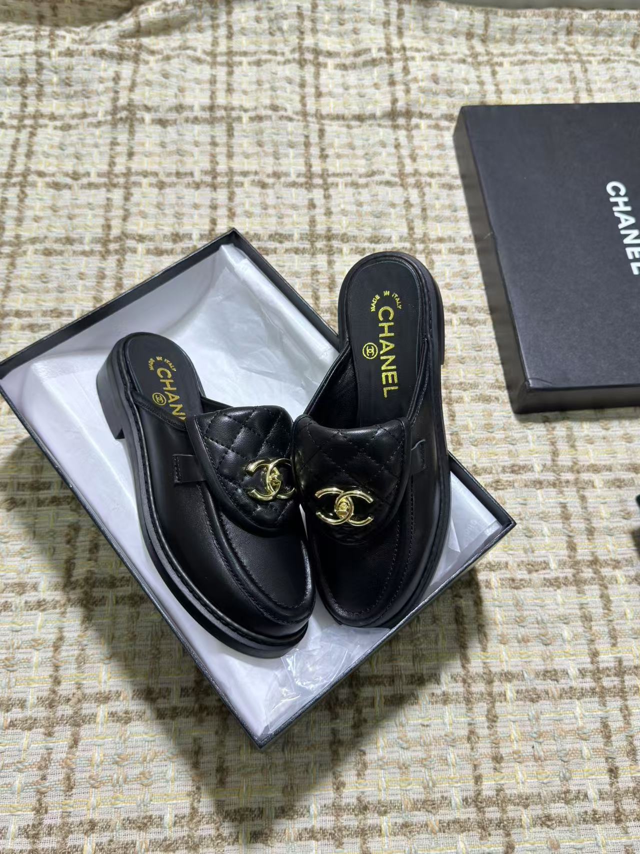 Cc new arrival 24ss women Loafers shoes