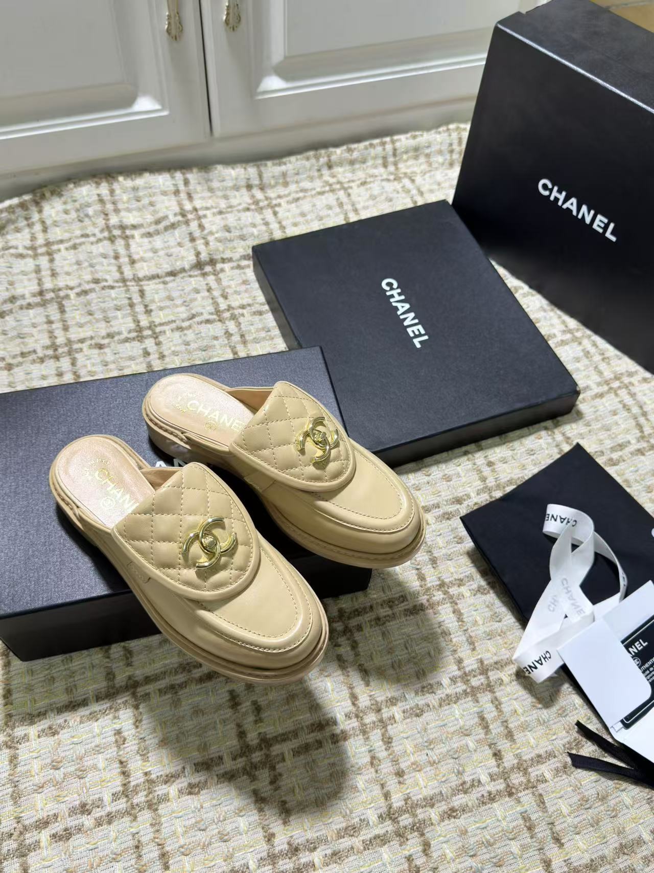 Cc new arrival 24ss women Loafers shoes