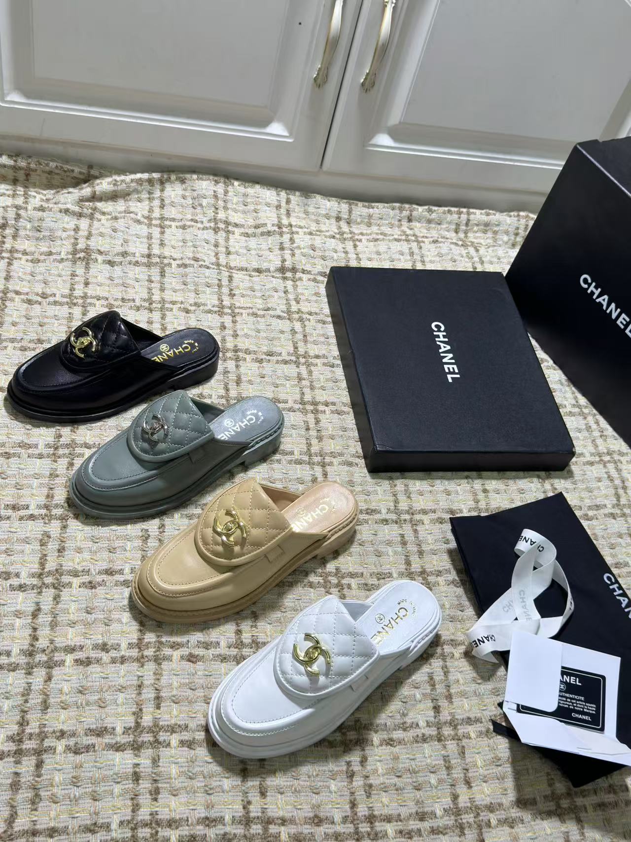 Cc new arrival 24ss women Loafers shoes