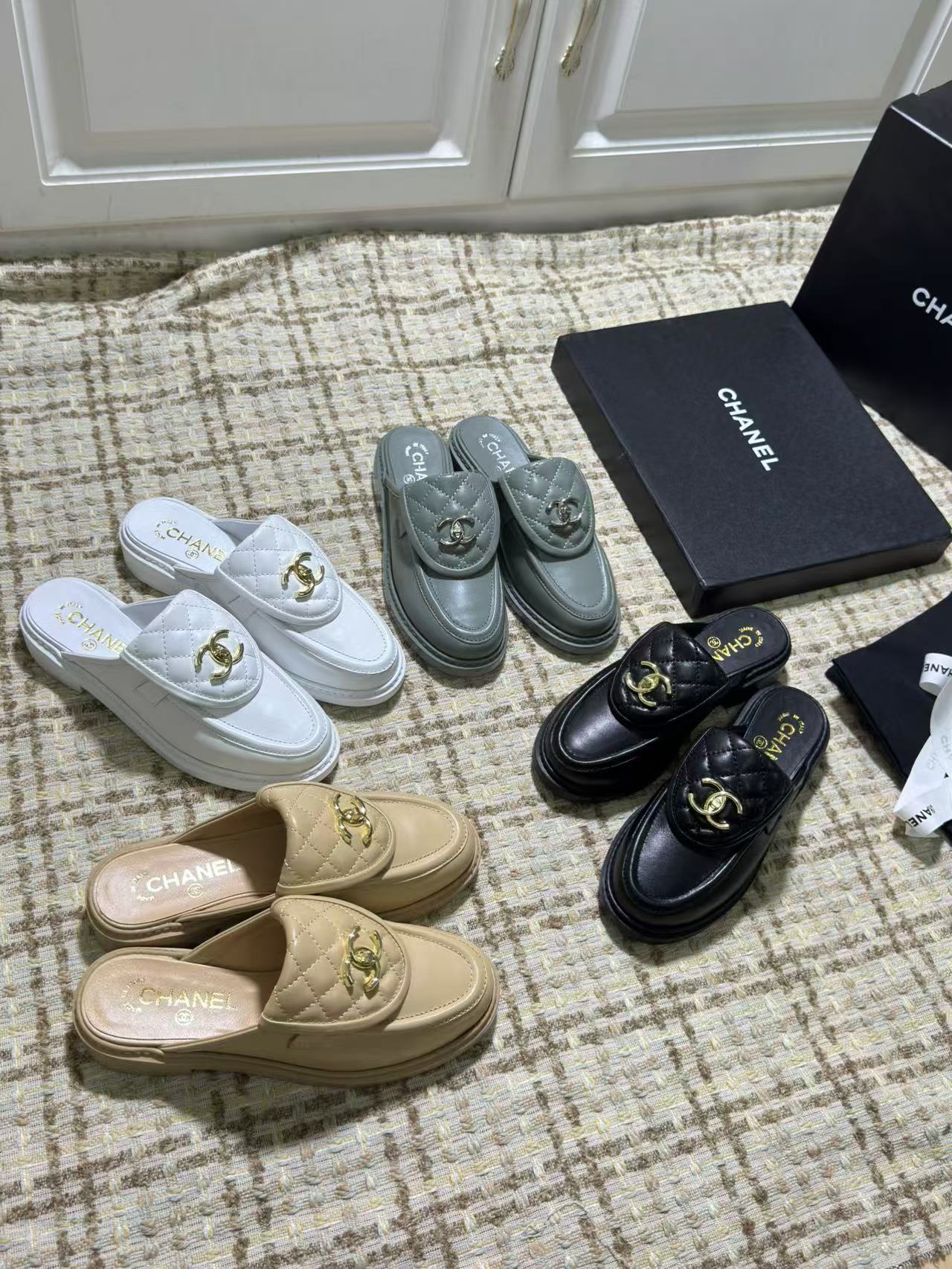 Cc new arrival 24ss women Loafers shoes