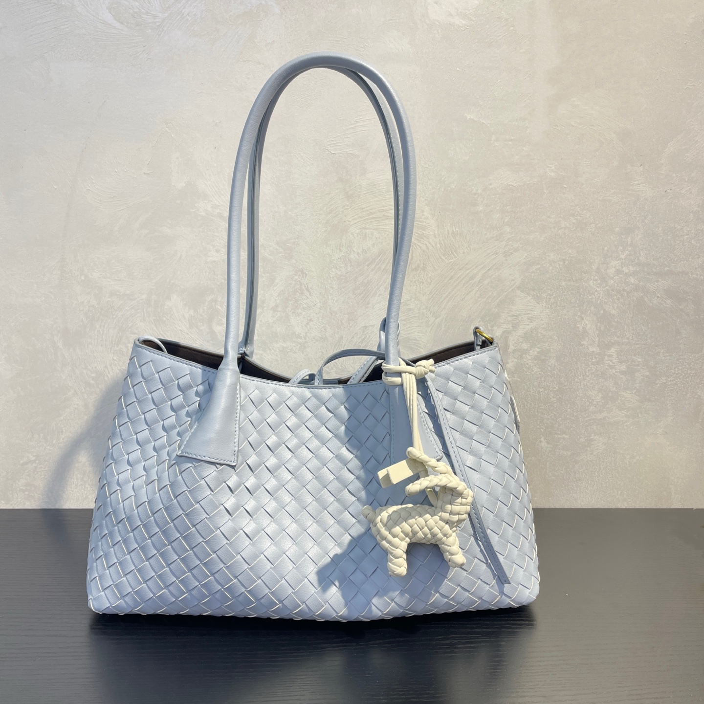 BV Luxury Woven Pinacoteca Handbag 34x20x14cm