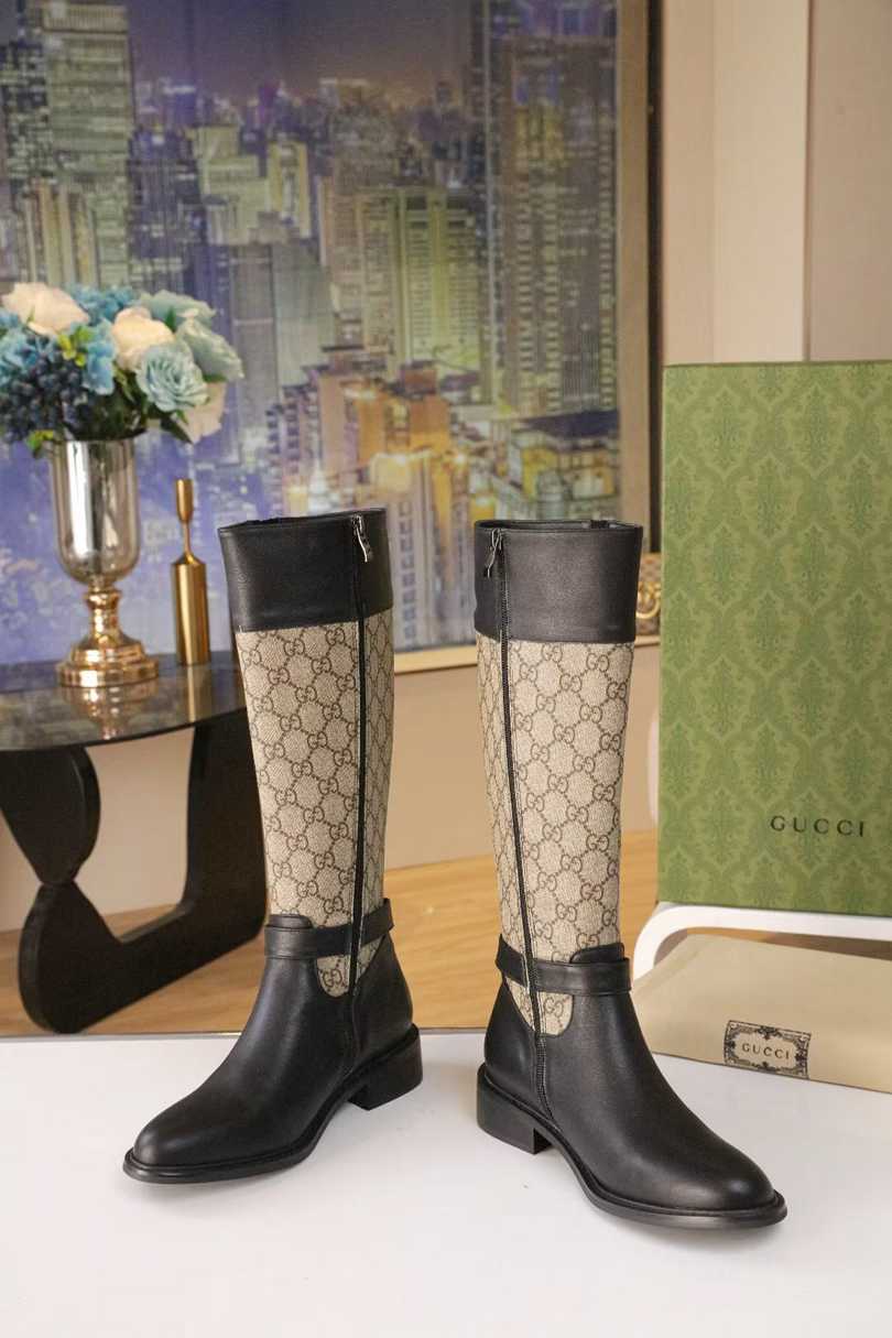 GG new arrival women boots 002 heels 2.5 cm