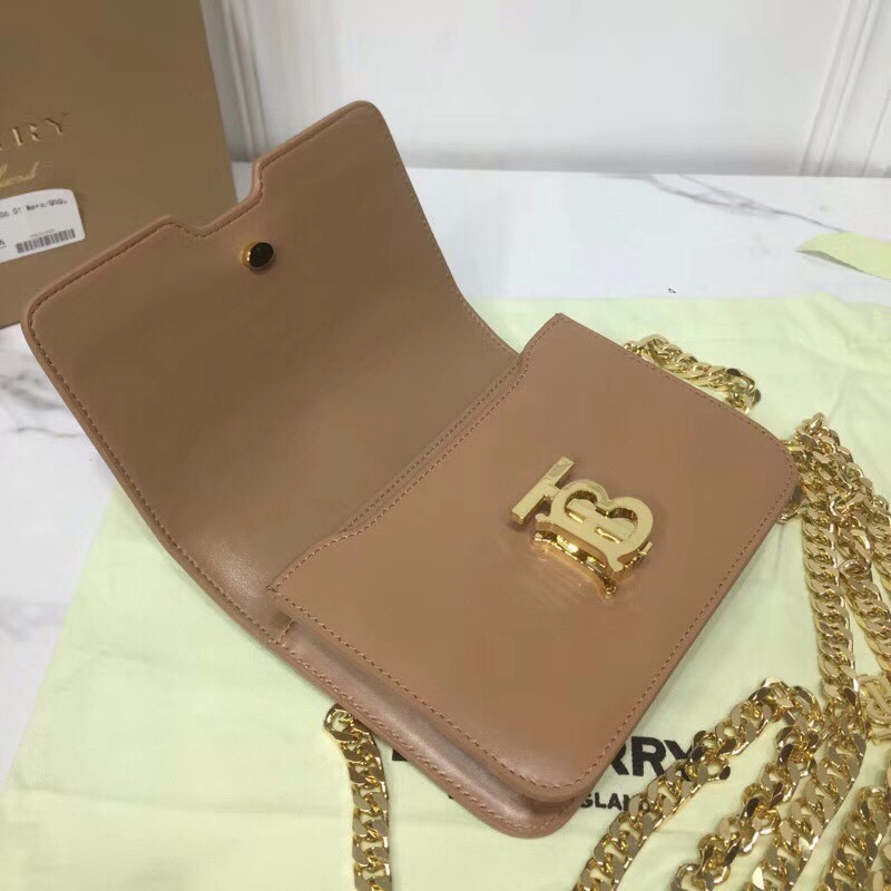 bb Tb Chain Belt Bag Light Brown For Women, Women's Bags 6.6in/17cm