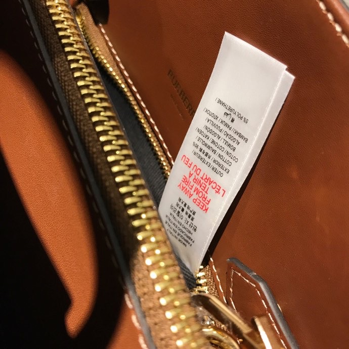 bb Mini Vintage Check Two-handle Title Bag Archive Beige For Women, Women's Bags 10.2in/26cm 80252671