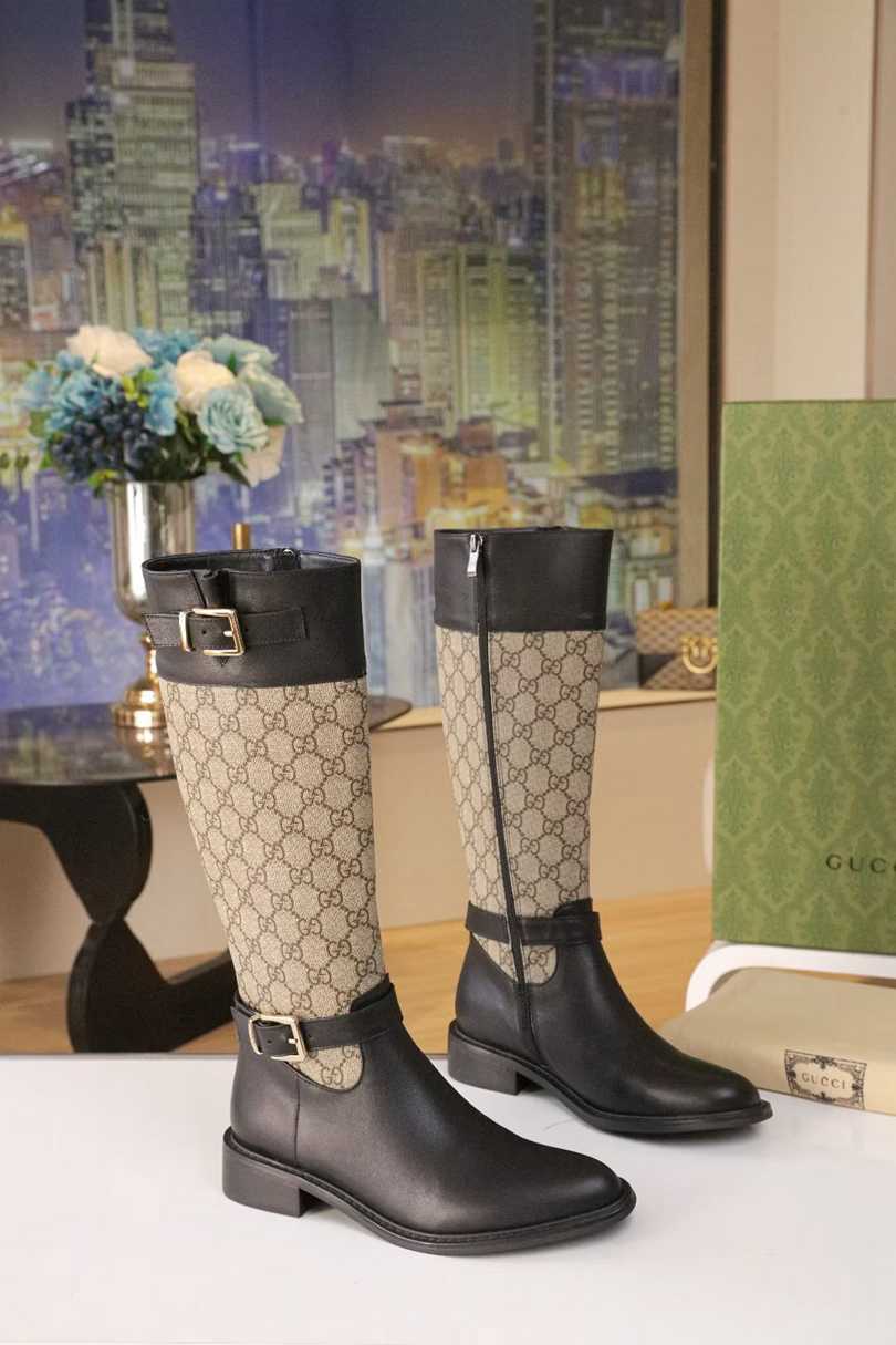GG new arrival women boots 002 heels 2.5 cm