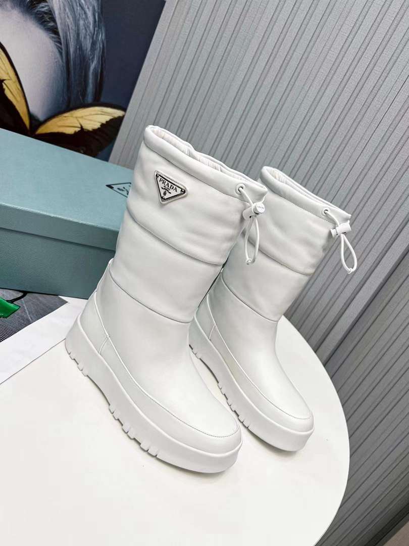 Pra new arrival women white boots 006