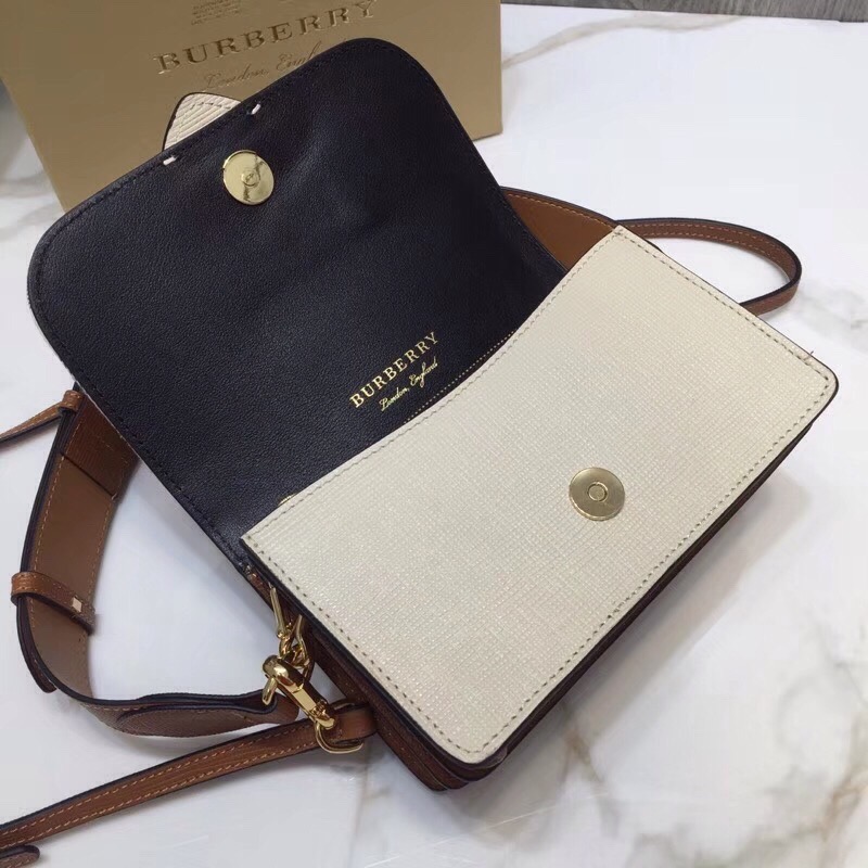 bb The Small Buckle Bag In House Check Beige For Women, Women's Bags 7.5in/19cm