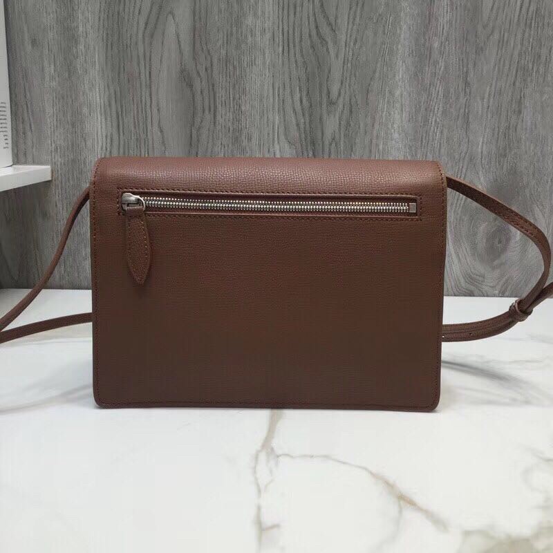 bb Small Vintage Check And Crossbody Bag Brown For Women, Women's Bags 9in/24cm