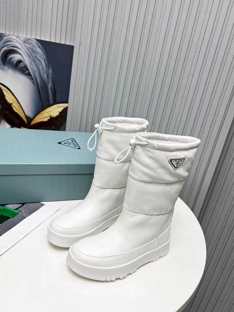 Pra new arrival women white boots 006