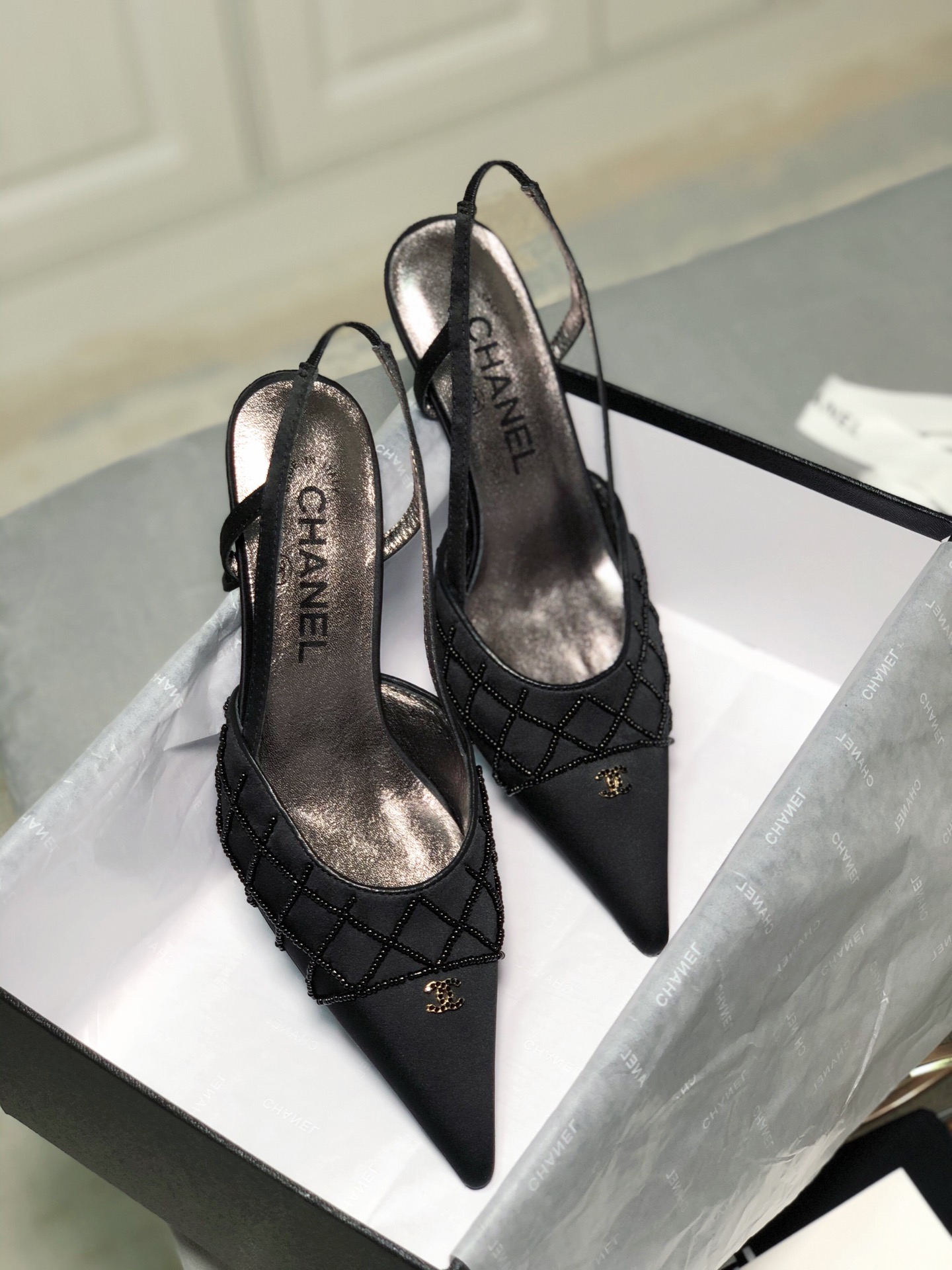 Cc new arrival Vintave women heels 6.5 cm