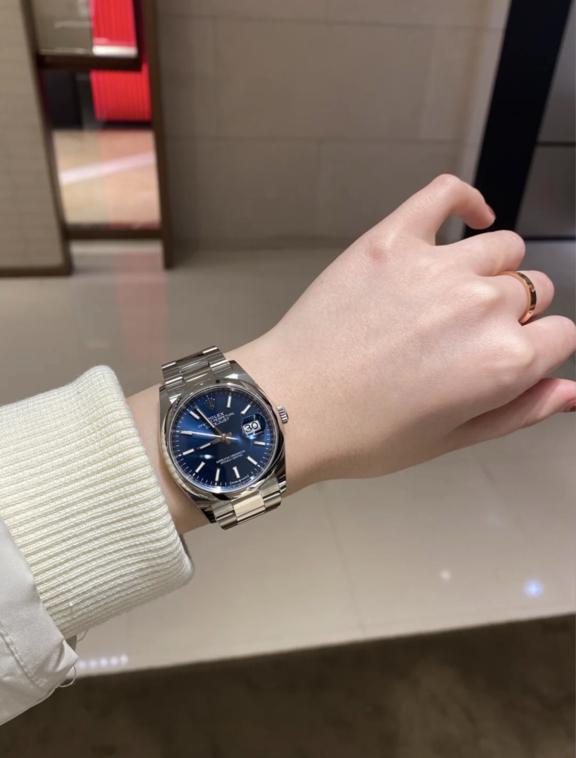 Rol men / women 36 mm mechanical watch