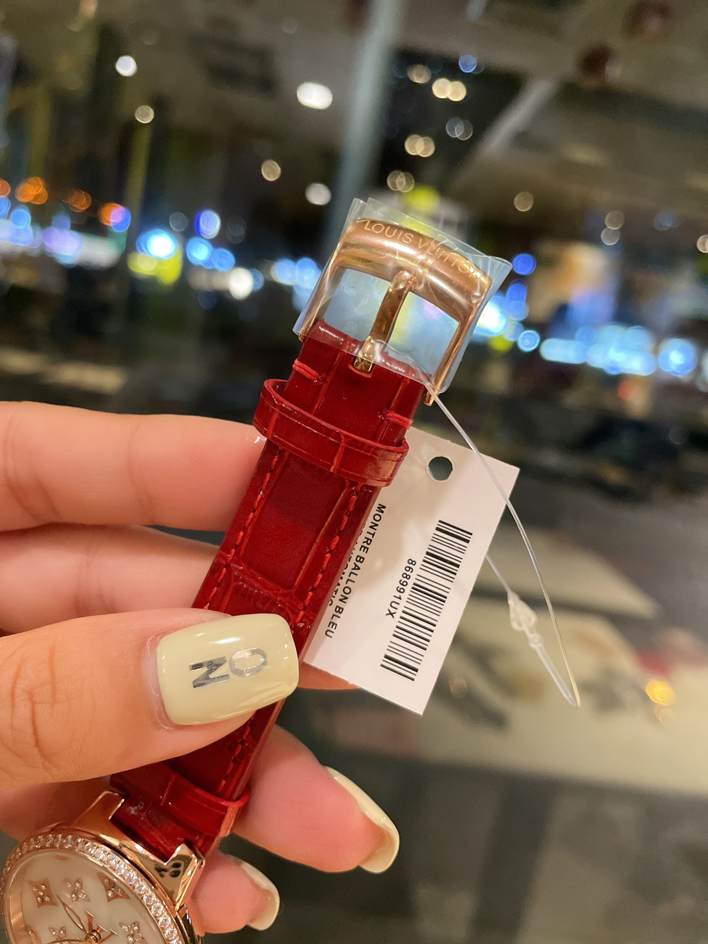 Louis Tambour slim monogran women watch 39mm