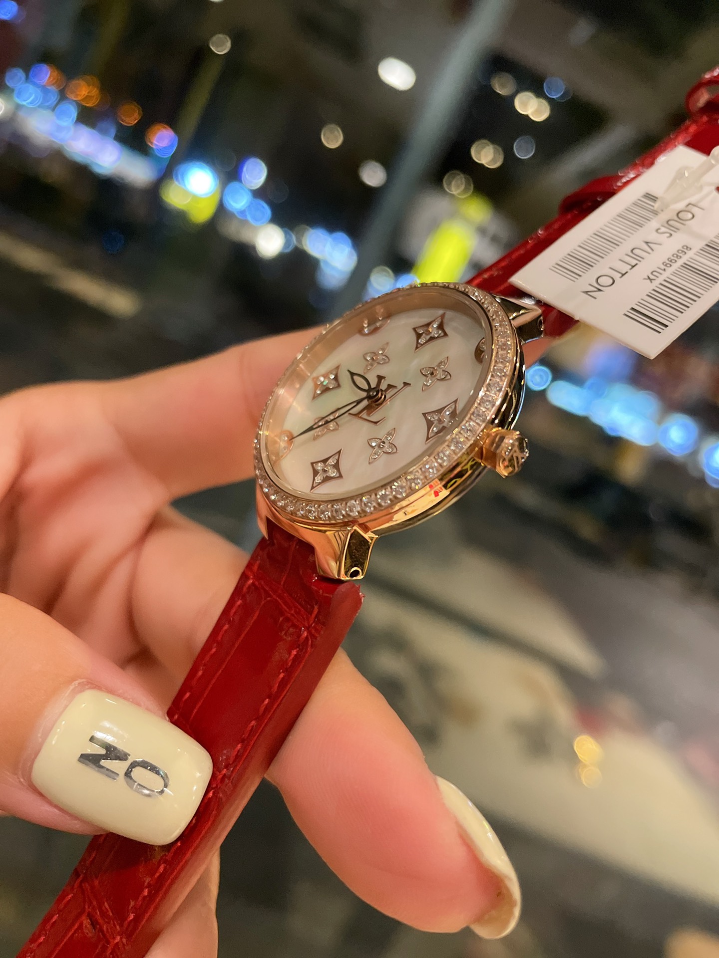 Louis Tambour slim monogran women watch 39mm