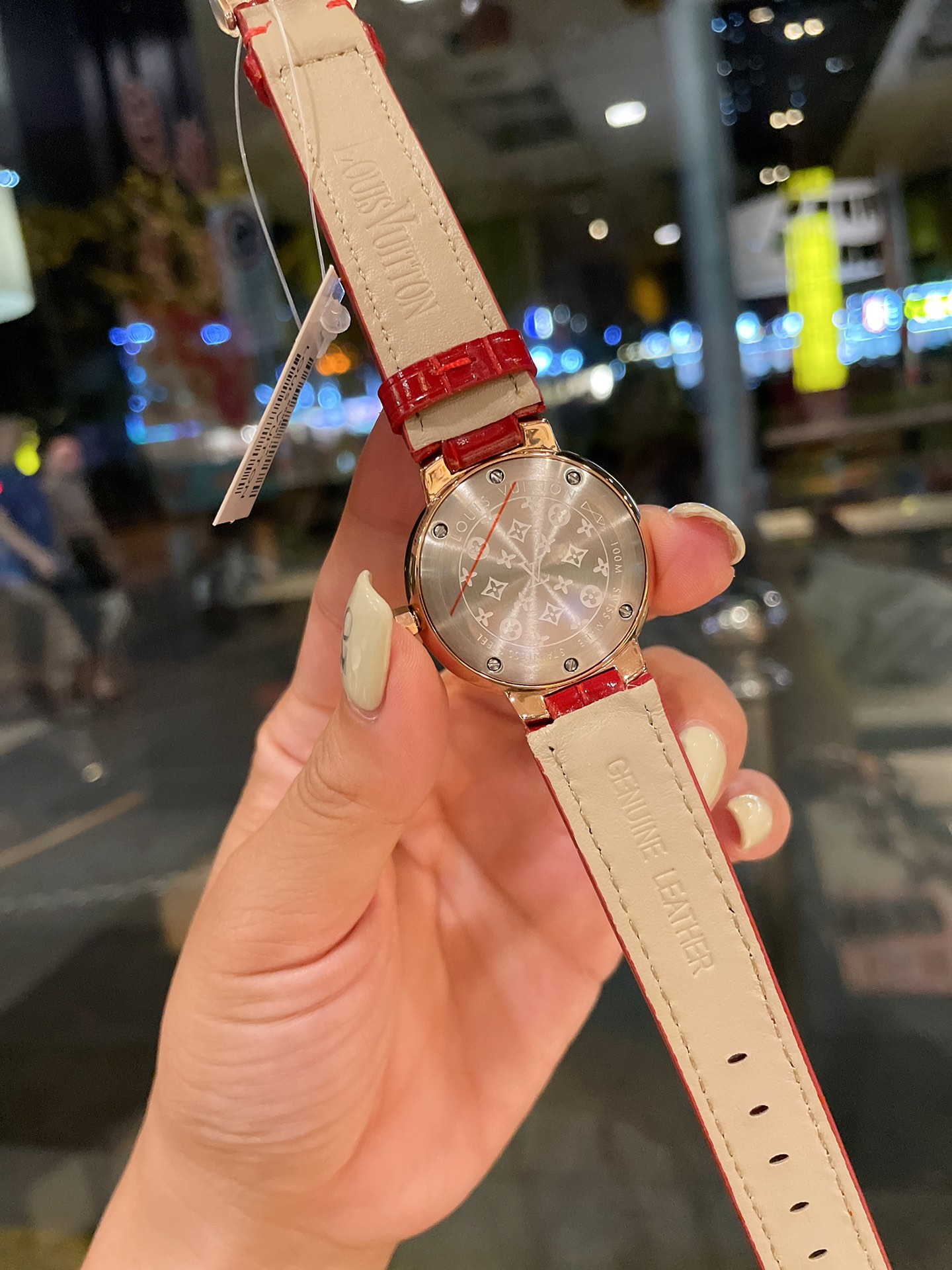 Louis Tambour slim monogran women watch 39mm