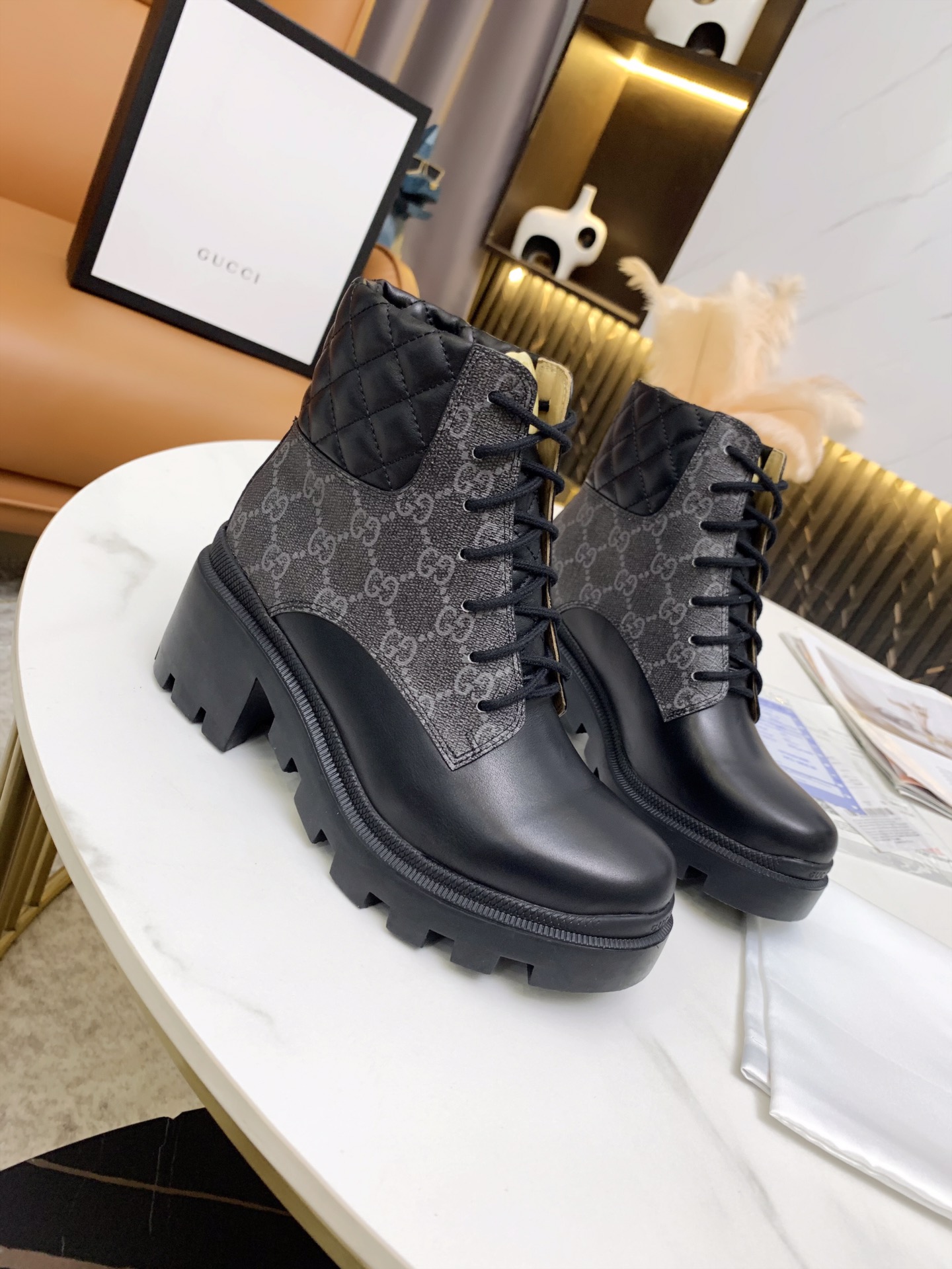 Gg new arrival women boots heels 6cm