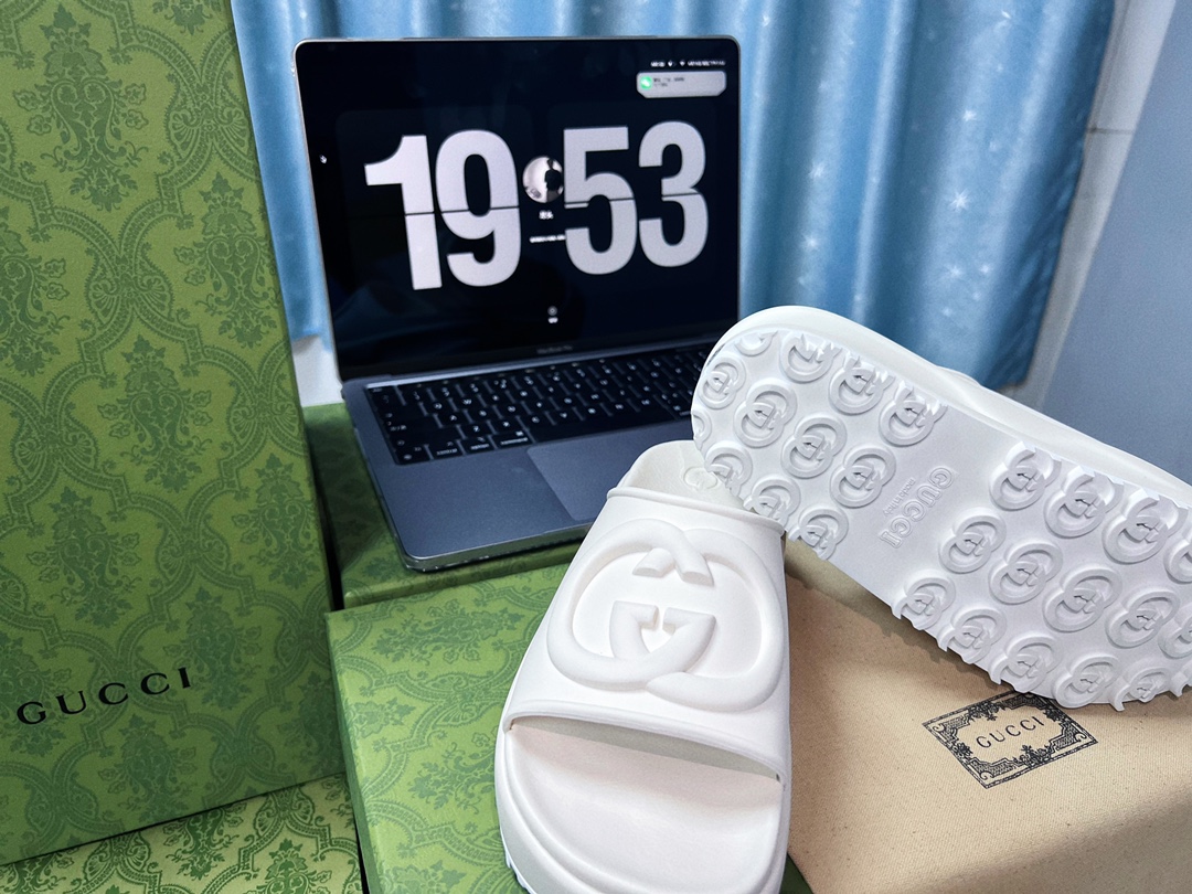 GG new arrival slippers heels 4-5 cm