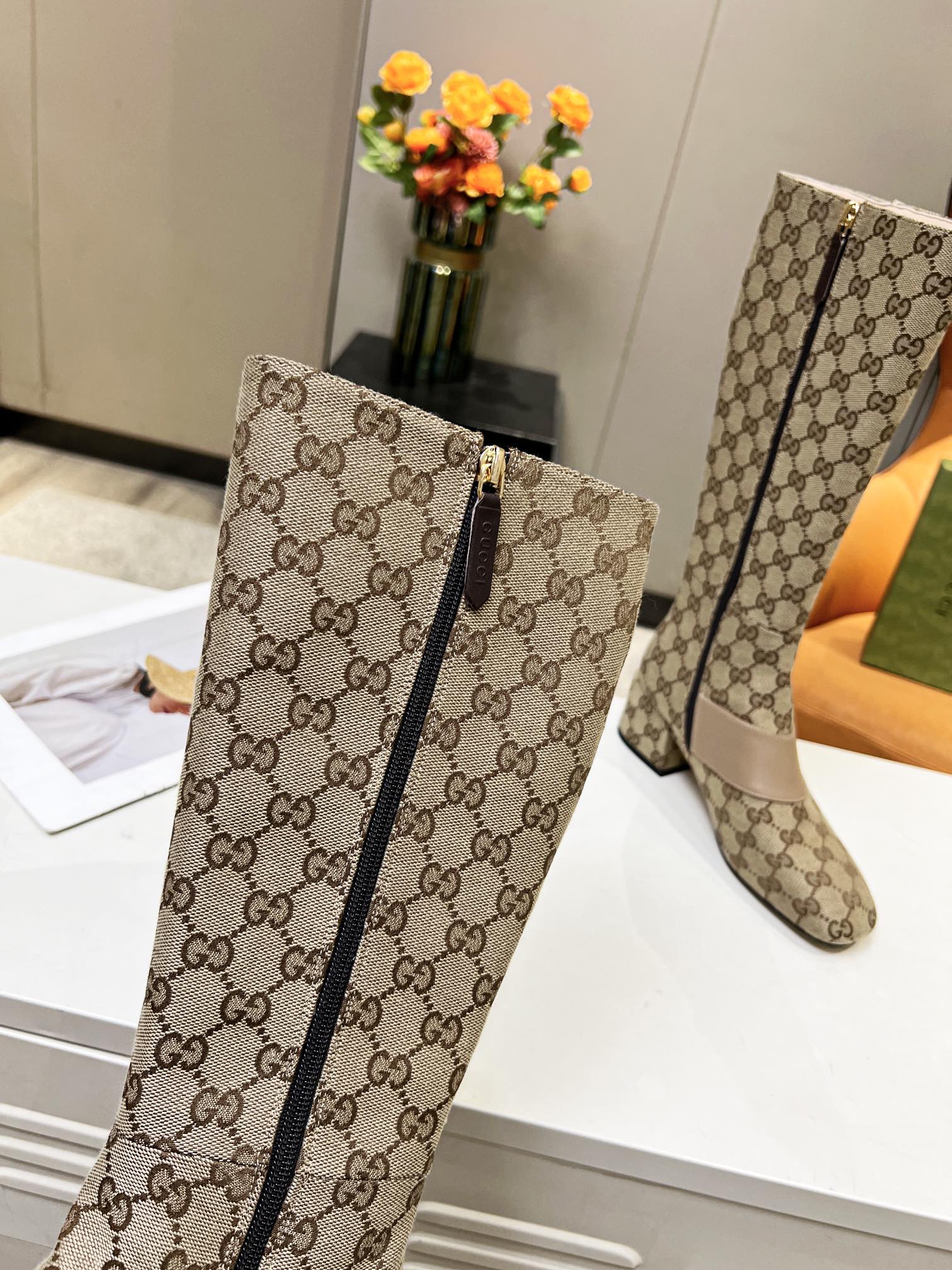 GG women boots heels 5.5 cm