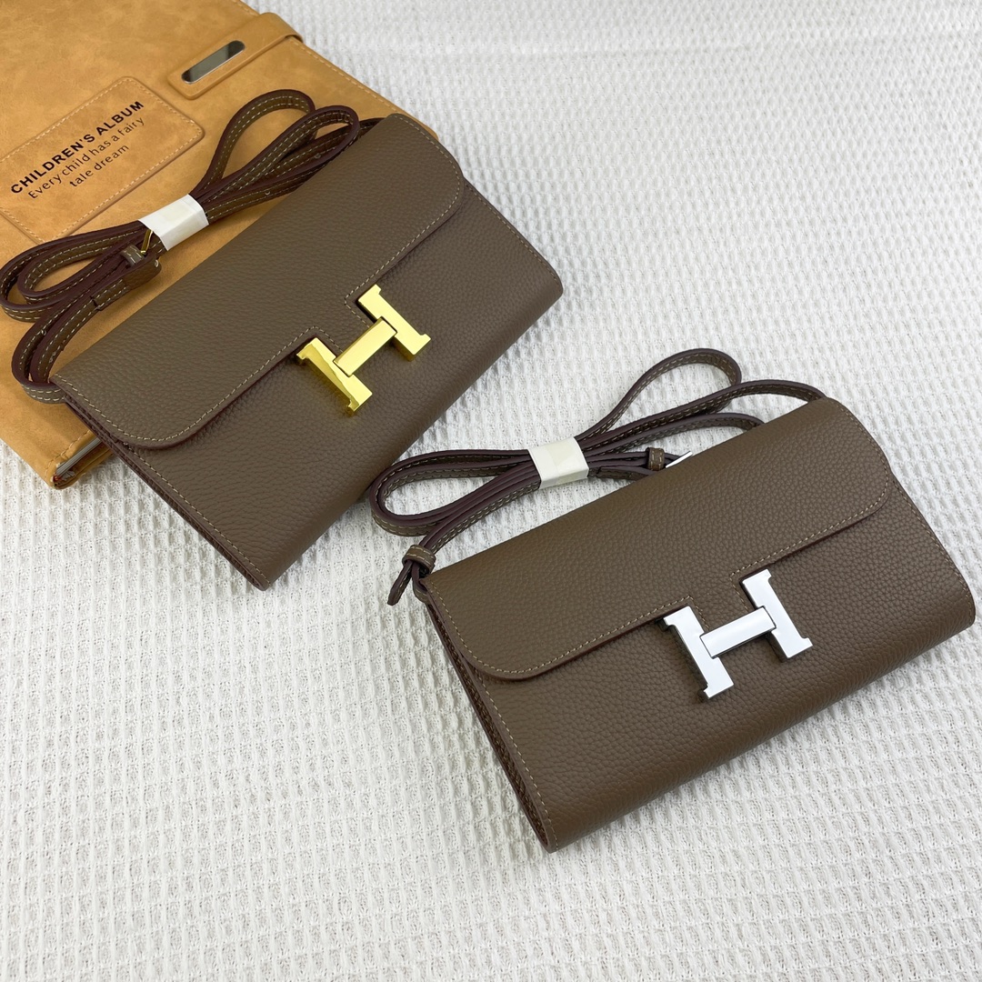 H Constance togo leather bag size:22*11cm