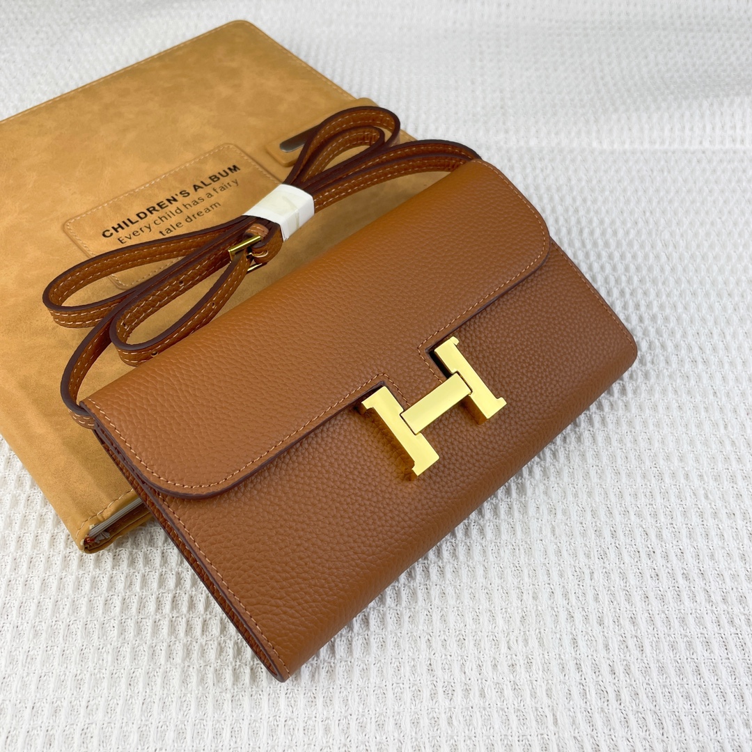 H Constance togo leather bag size:22*11cm