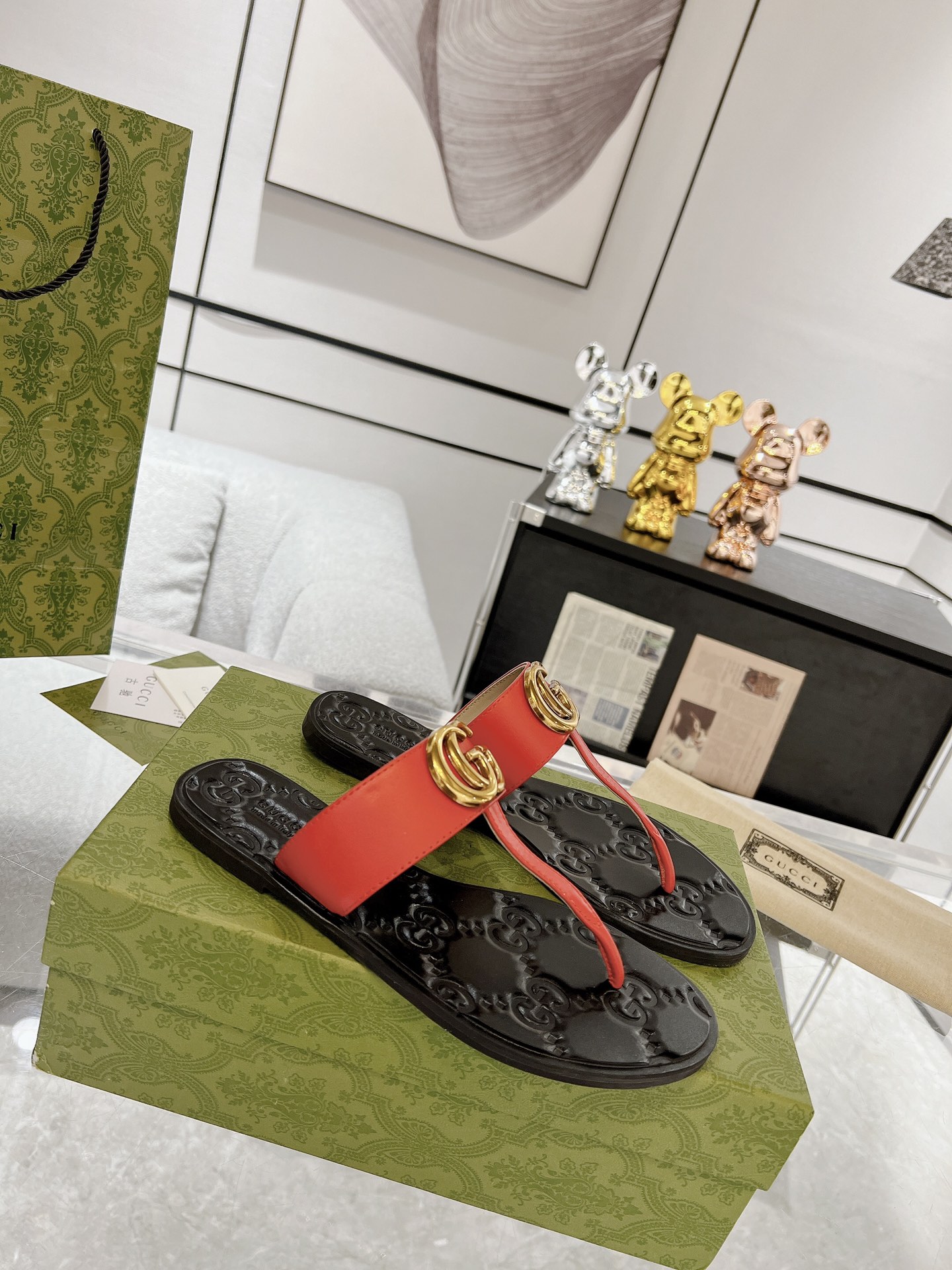 GG new arrival men and women slippers 02