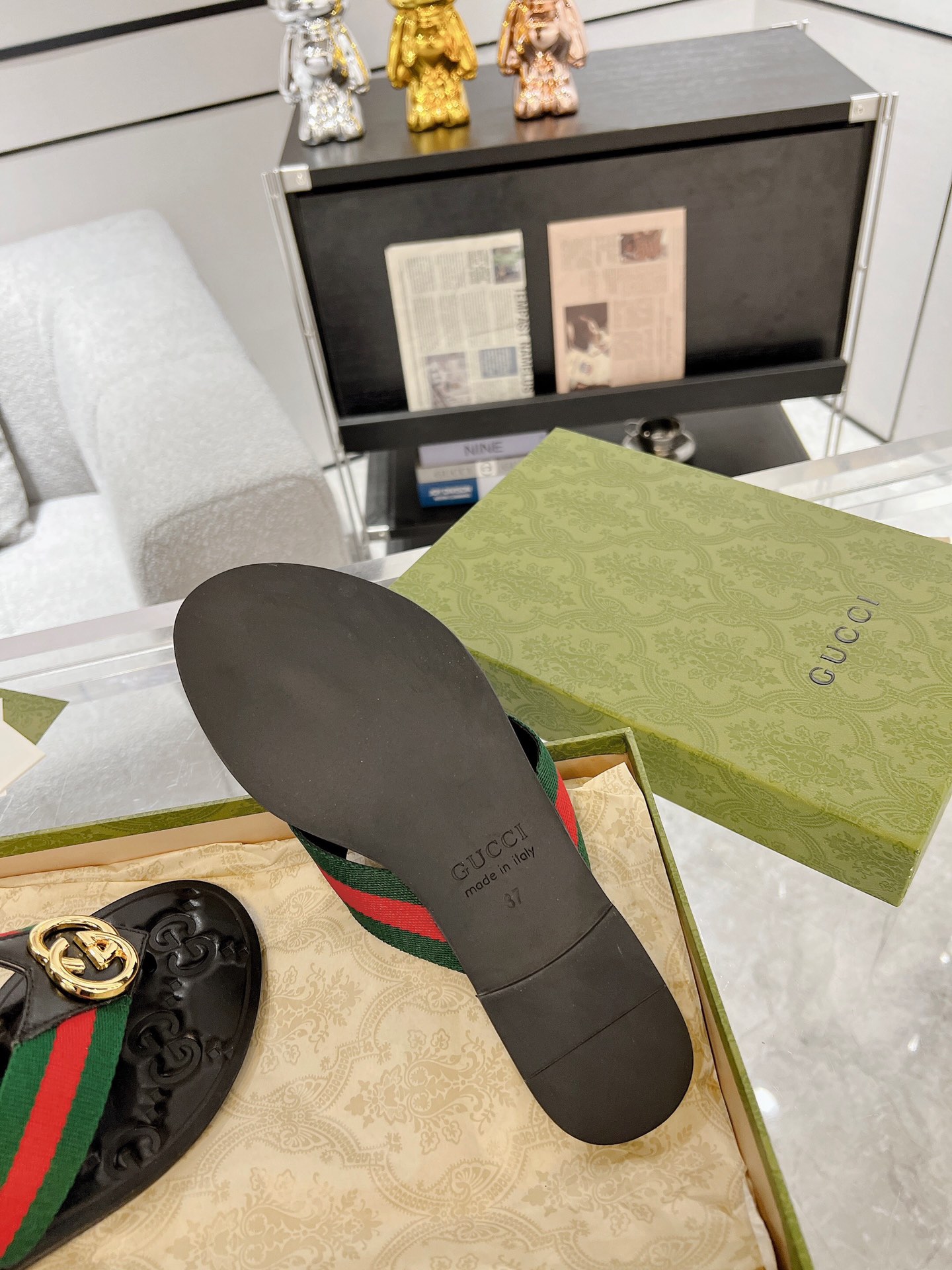 GG new arrival men and women slippers