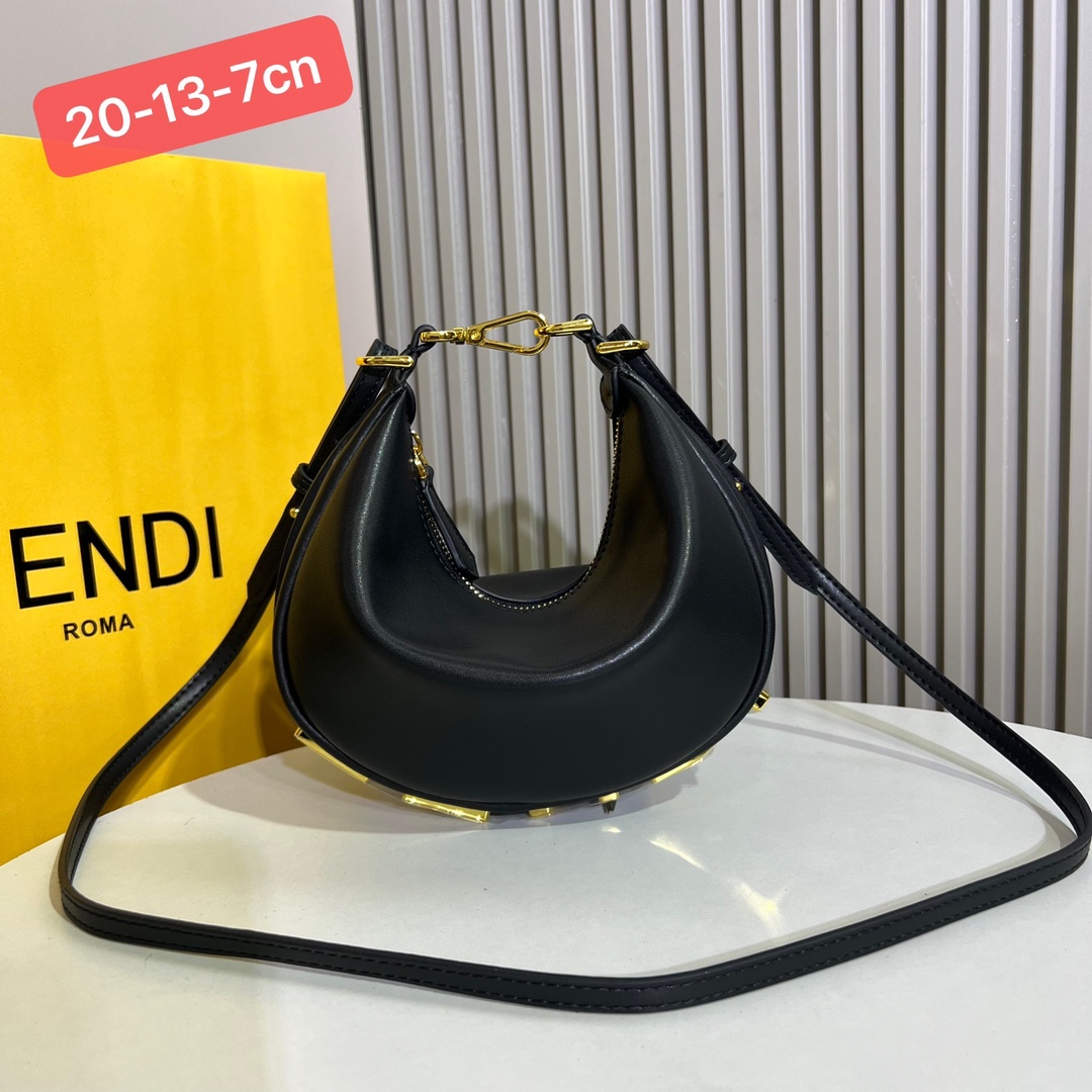 Fen new small moon bag size : 20/13/7 cm
