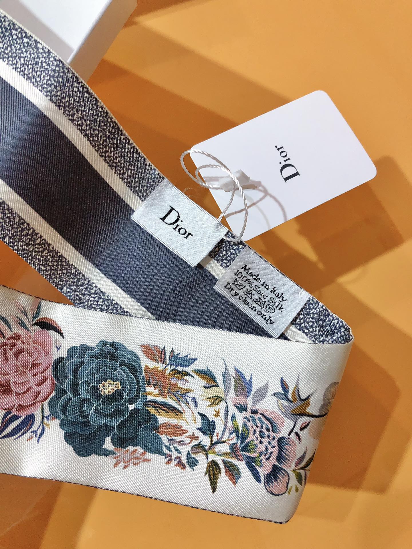 D Jardin d'Hiver new arrival silk scarf size: 6*105 cm