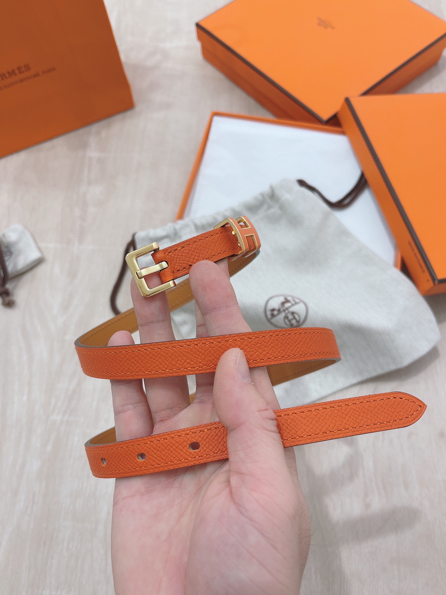 Hermes Womens Belt 0007 Width 1.3cm