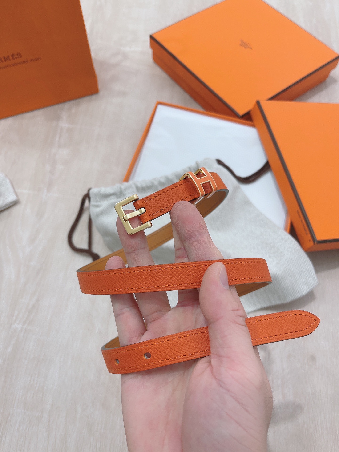 Hermes Womens Belt 0007 Width 1.3cm