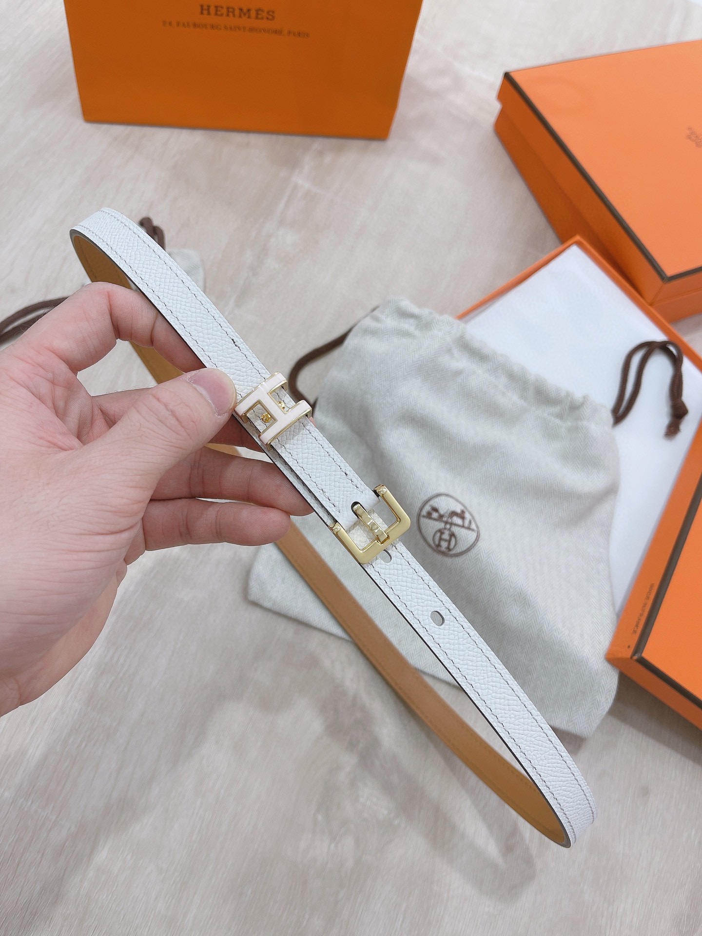 Hermes Womens Belt 0006 Width 1.3cm