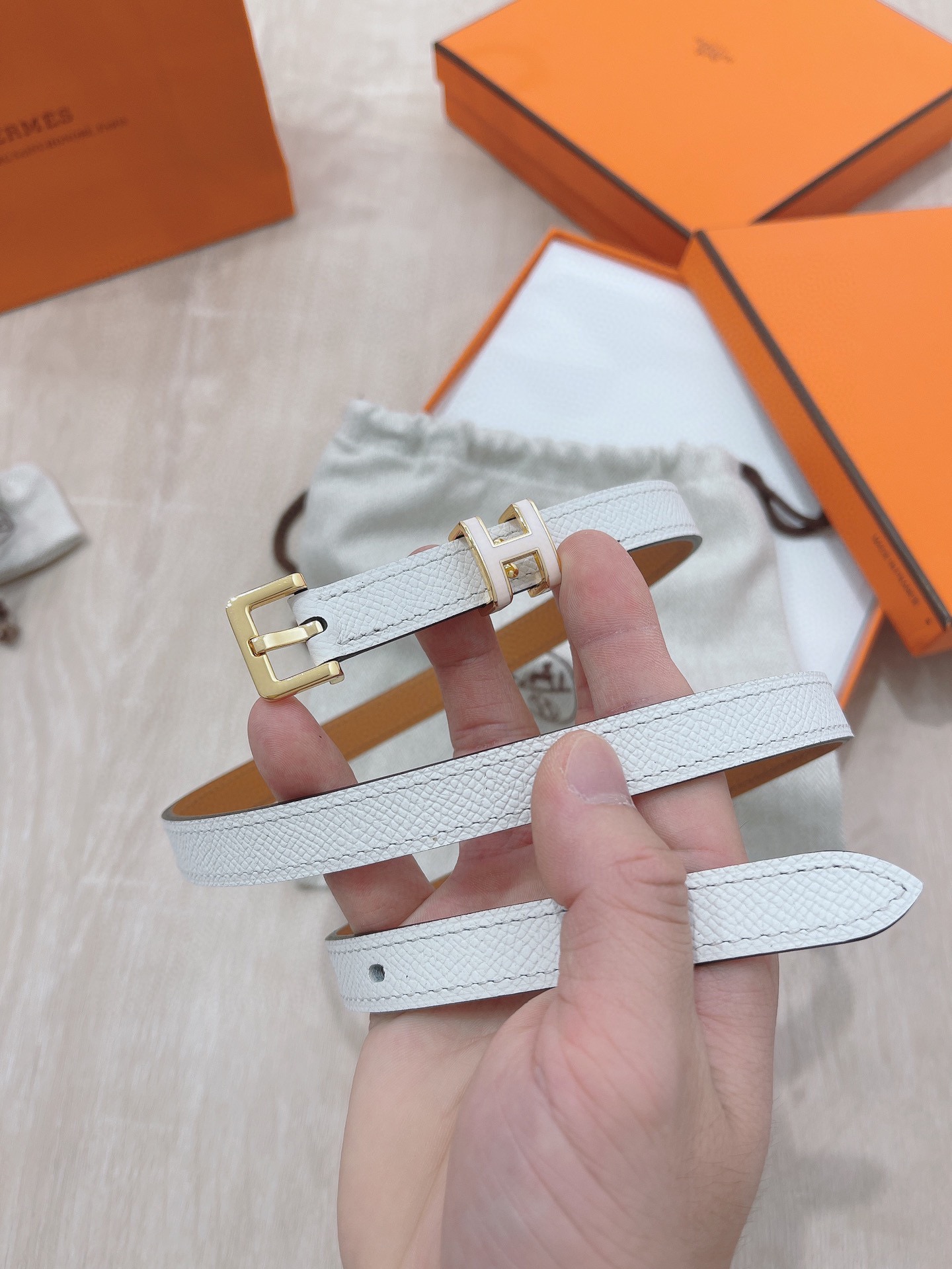 Hermes Womens Belt 0006 Width 1.3cm