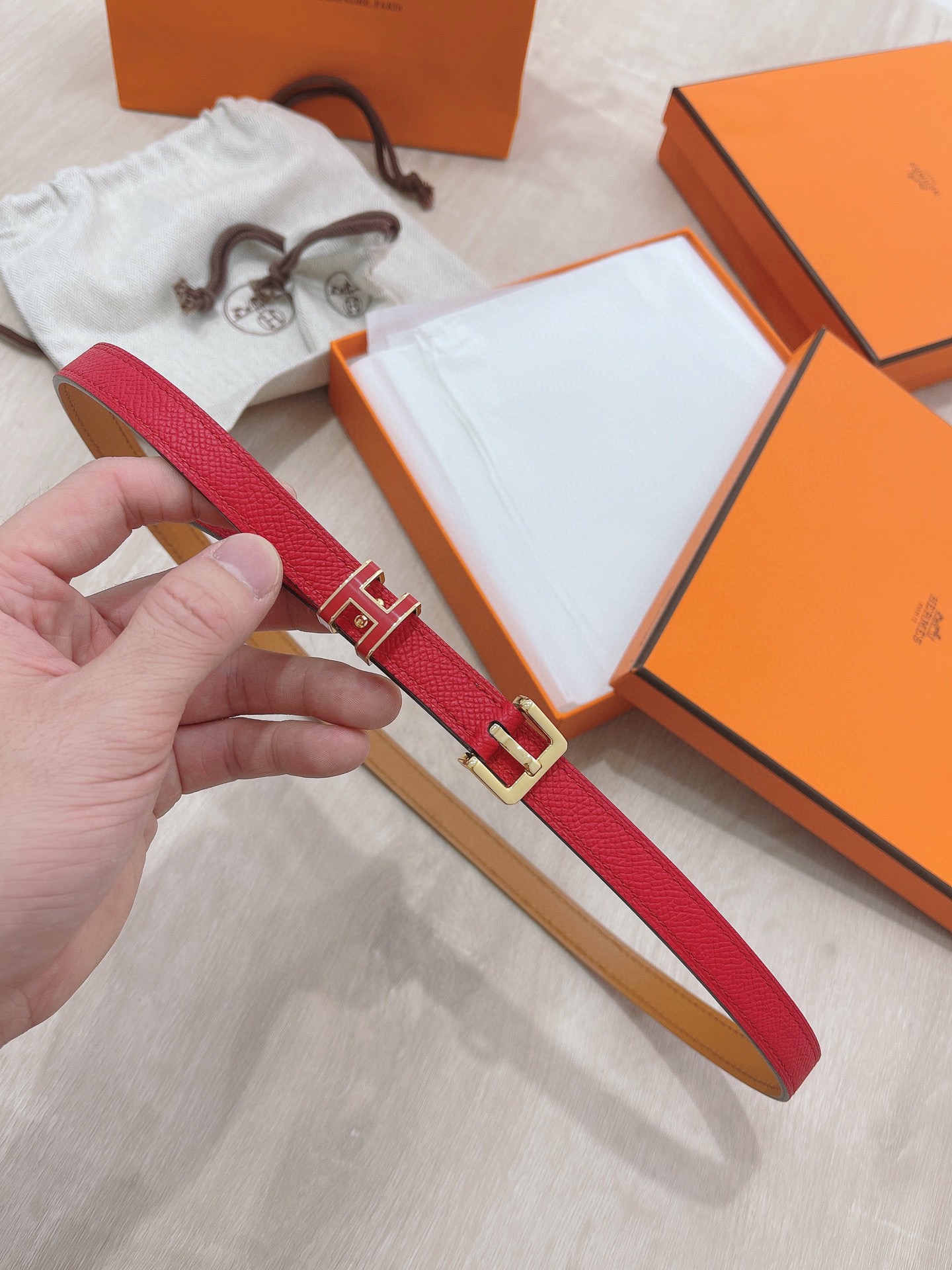 Hermes Womens Belt 0004 Width 1.3cm