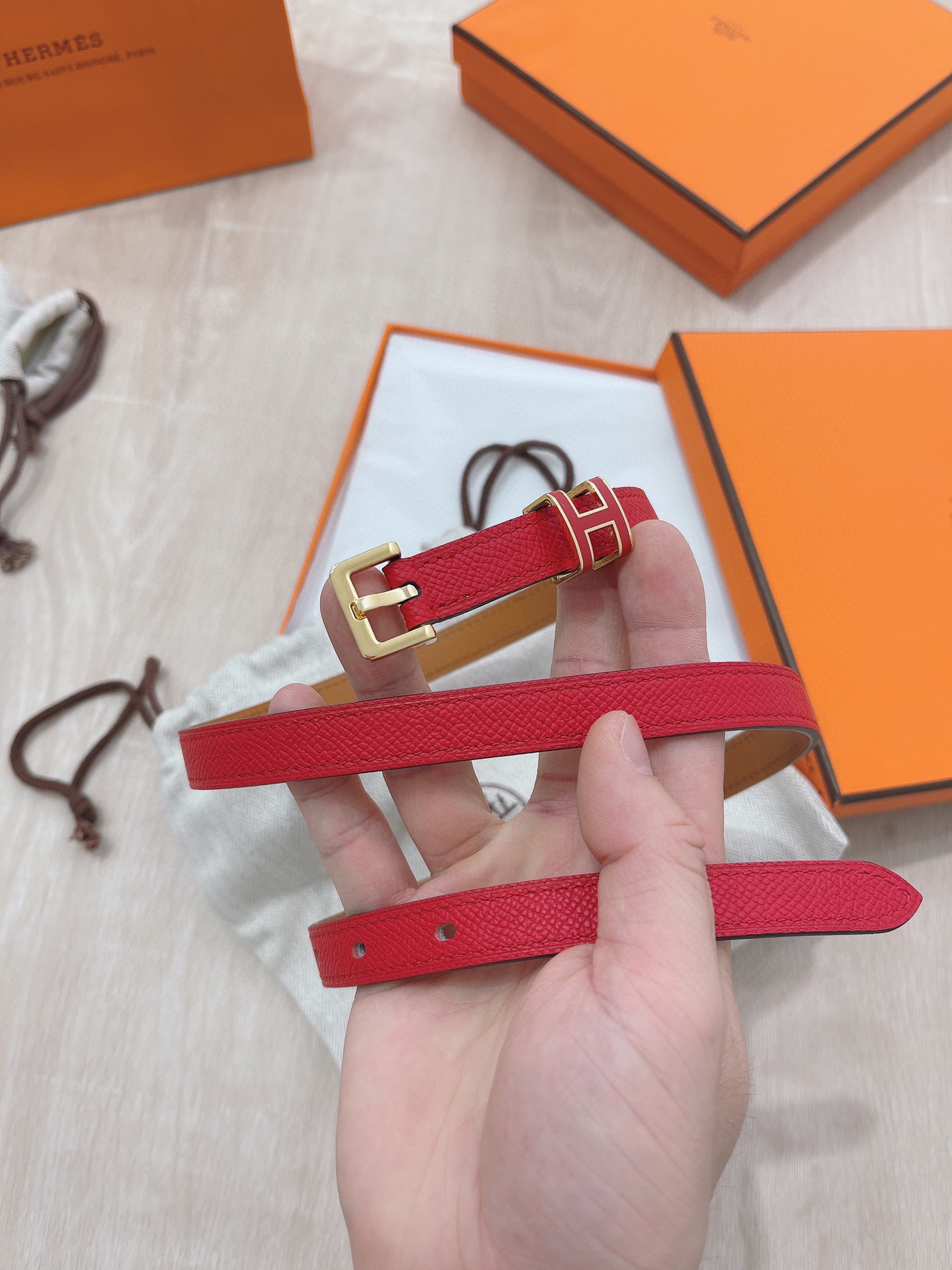 Hermes Womens Belt 0004 Width 1.3cm